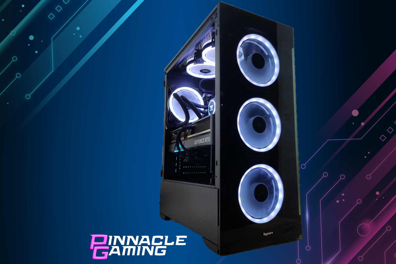 Computadora de escritorio para juegos Pinnacle i7-13700K NVIDIA GeForce RTX 4080 SUPER SSD M2 de 2 TB 32 GB DDR5 VR RGB Vog 