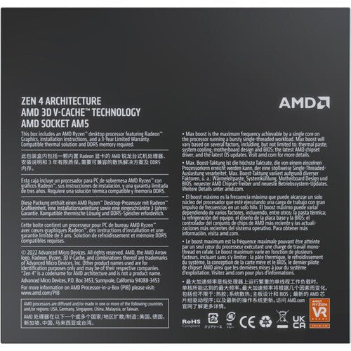 AMD Ryzen 7 7800X3D 5.0Ghz (8 Cores, 16 Threads, 96MB Cache) - Geek Tech