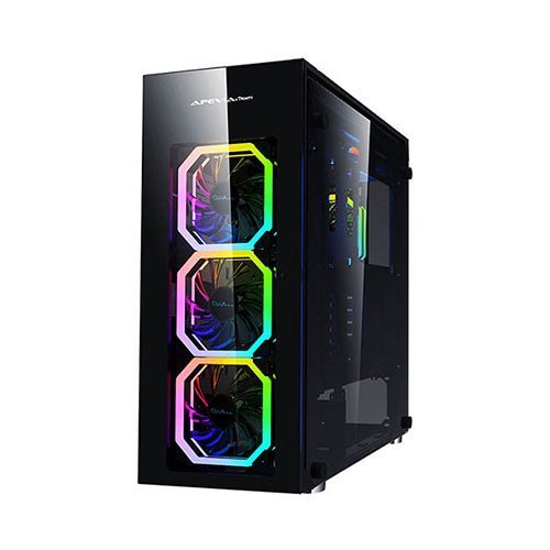 Apevia Aura - P - BK Gaming Computer Case - Geek Tech