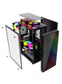 BGears Optillusion Gaming Computer Case RGB EATX ATX MicroATX ITX Tempered Glass Black - Geek Tech