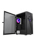 BGears Vortex RGB Gaming Computer Case ETA ATX Micro-ATX ITX Tempered Glass Black - Geek Tech