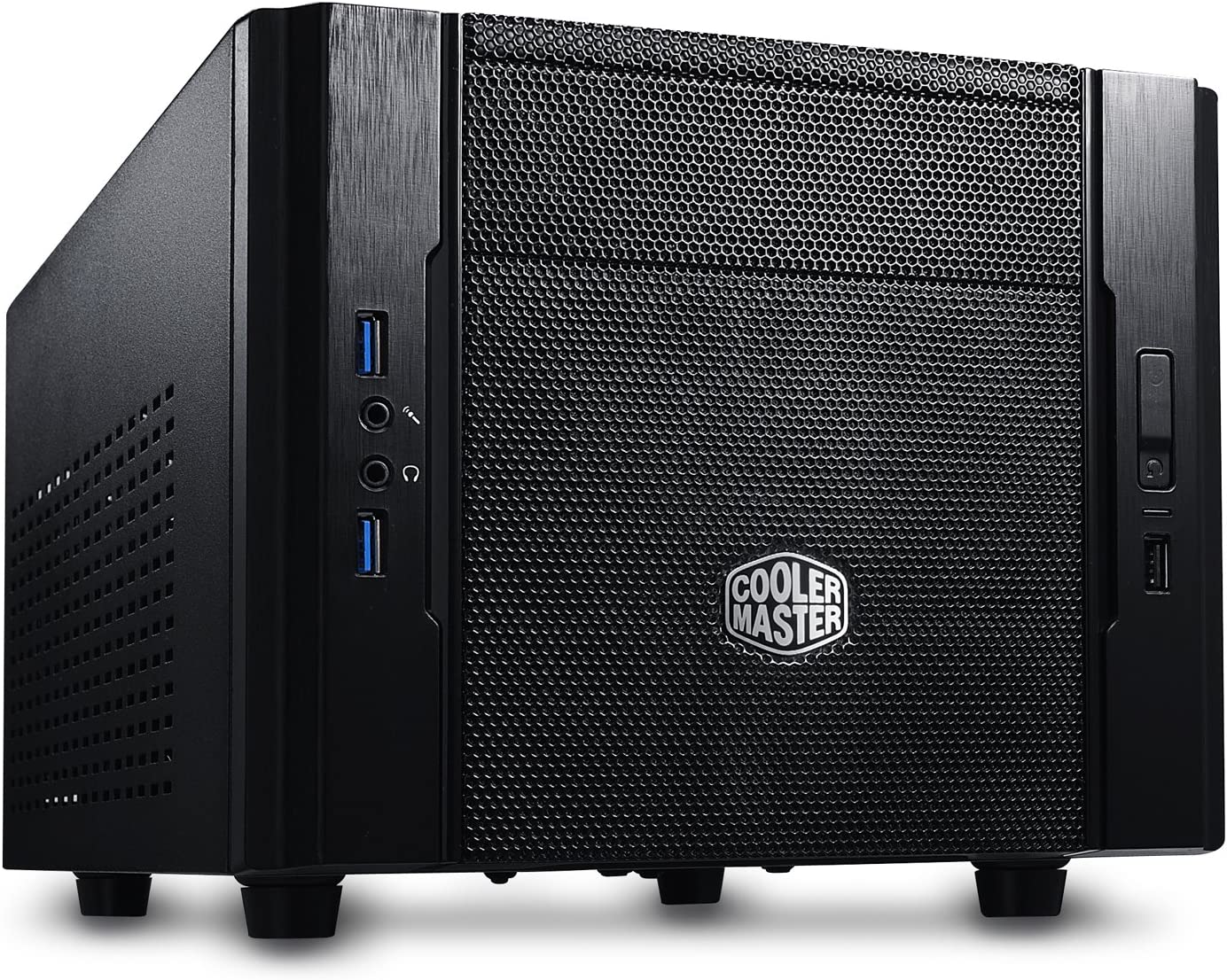 Cooler Master RC-130-KKN1 Elite 130 - Mini-ITX Computer Case with Mesh Front Panel and Water Cooling Support - Geek Tech