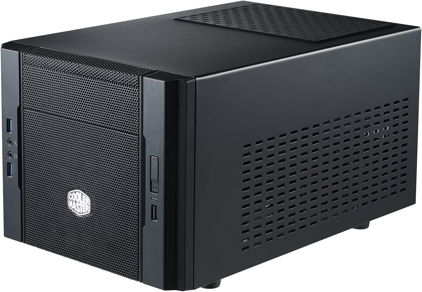 Cooler Master RC-130-KKN1 Elite 130 - Mini-ITX Computer Case with Mesh Front Panel and Water Cooling Support - Geek Tech