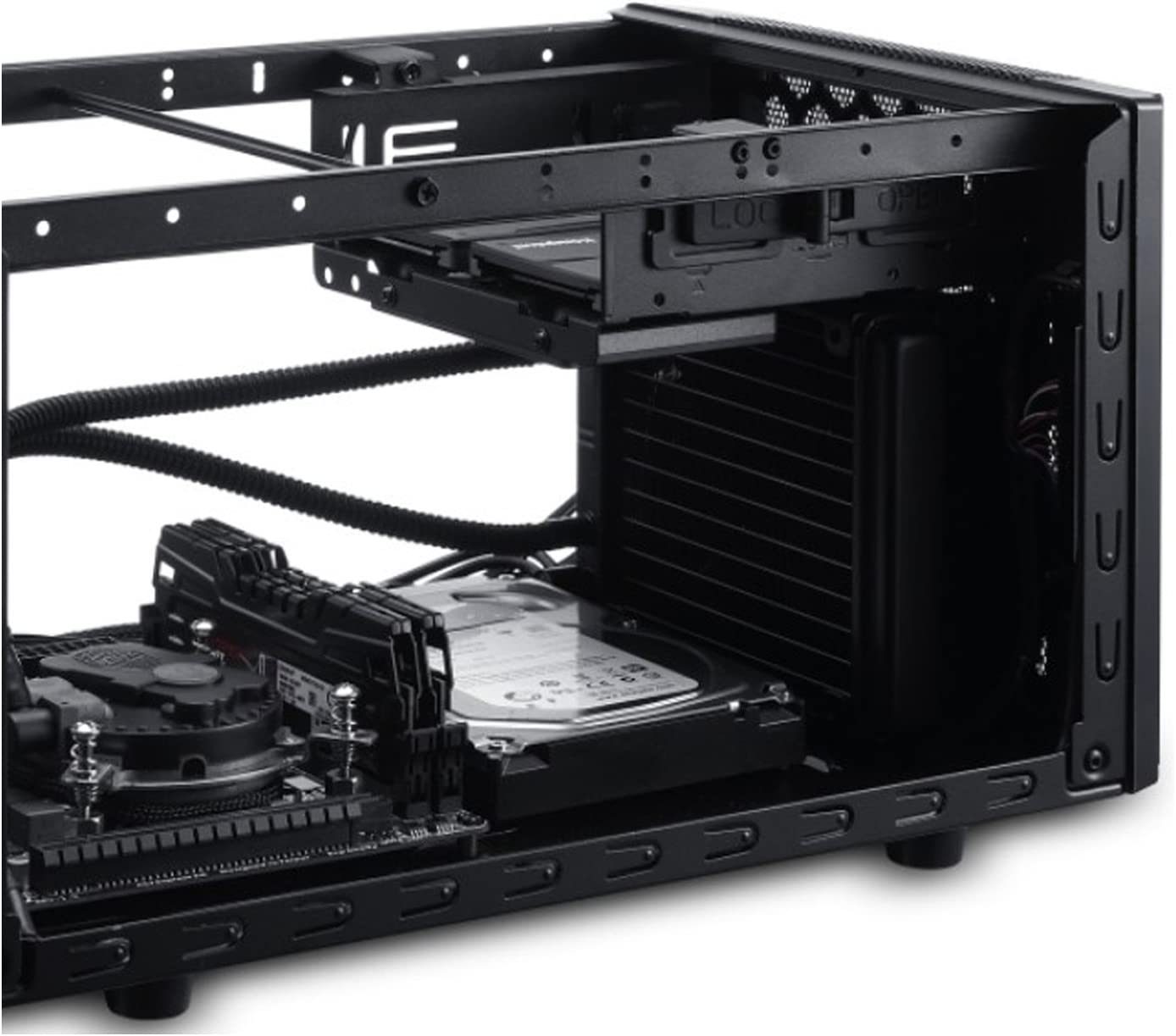 Cooler Master RC-130-KKN1 Elite 130 - Mini-ITX Computer Case with Mesh Front Panel and Water Cooling Support - Geek Tech