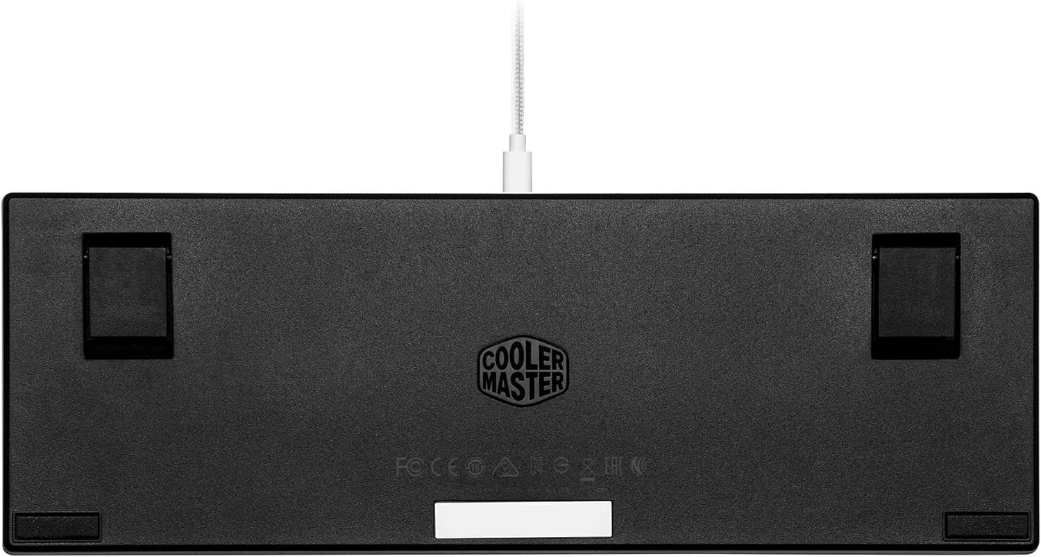 Cooler Master SK620 60% Silver/White Mechanical Low Profile Gaming Keyboard SK-620-SKTL1-US - Geek Tech