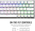 Cooler Master SK622 60% Wireless Bluetooth Silver/White Mechanical Low Profile Gaming Keyboard (SK-622-SKTL1-US) - Geek Tech