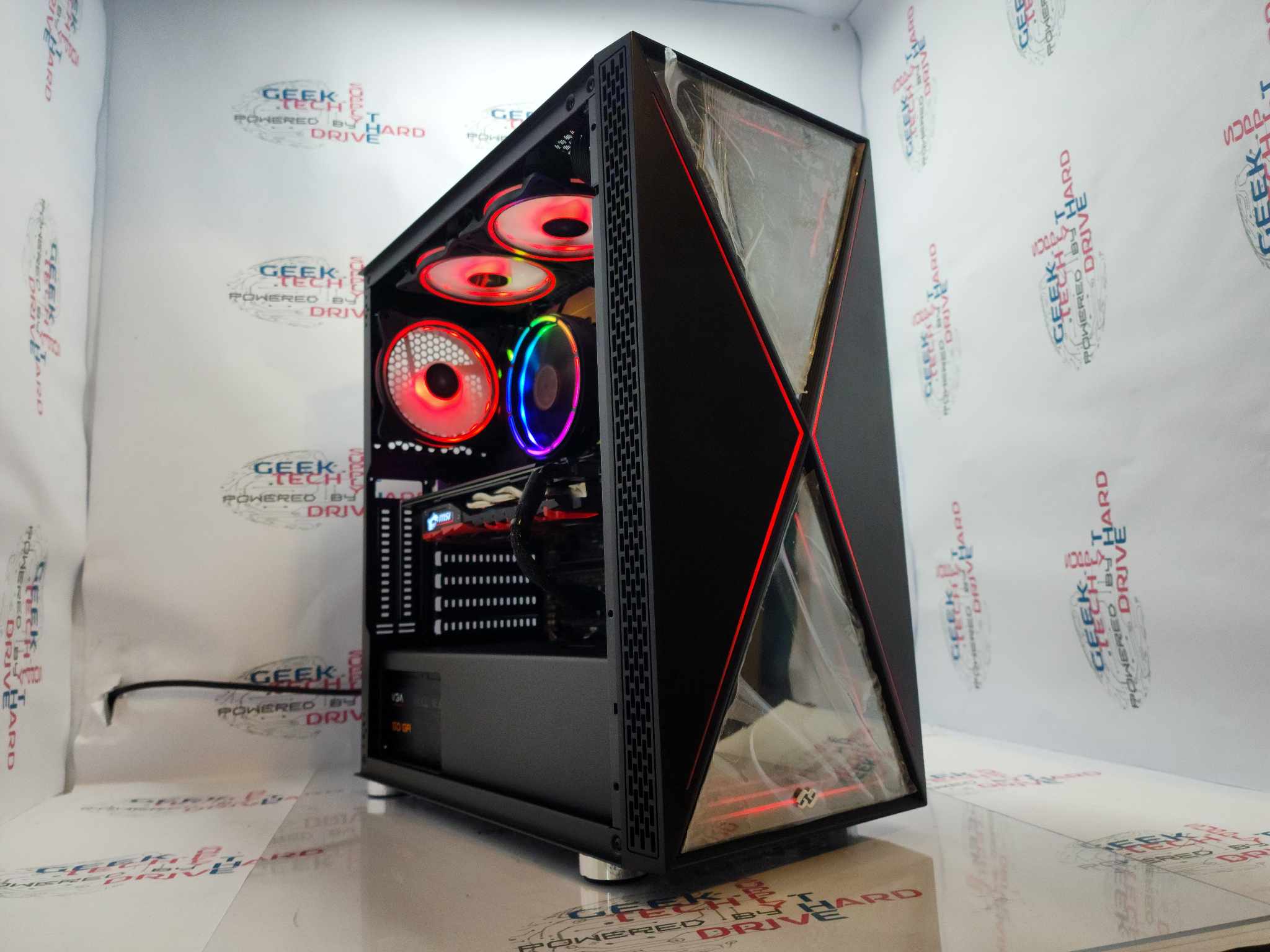 Custom Gaming Desktop PC Ryzen 256gb SSD 1tb HDD GTX 1060 6gb 28gb DDR4 Blackwidow Black - Geek Tech