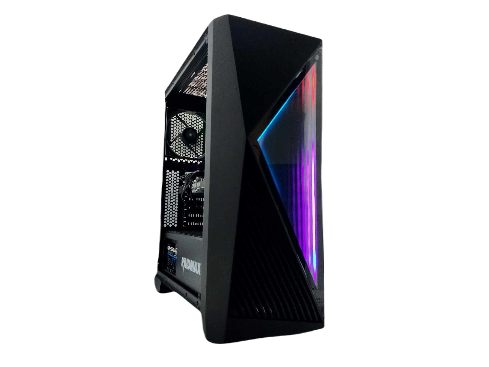 Custom Gaming Desktop PC Ryzen 3 Quad-Core 1TB SSD RTX 2060 16gb Black S811 A520 - Geek Tech