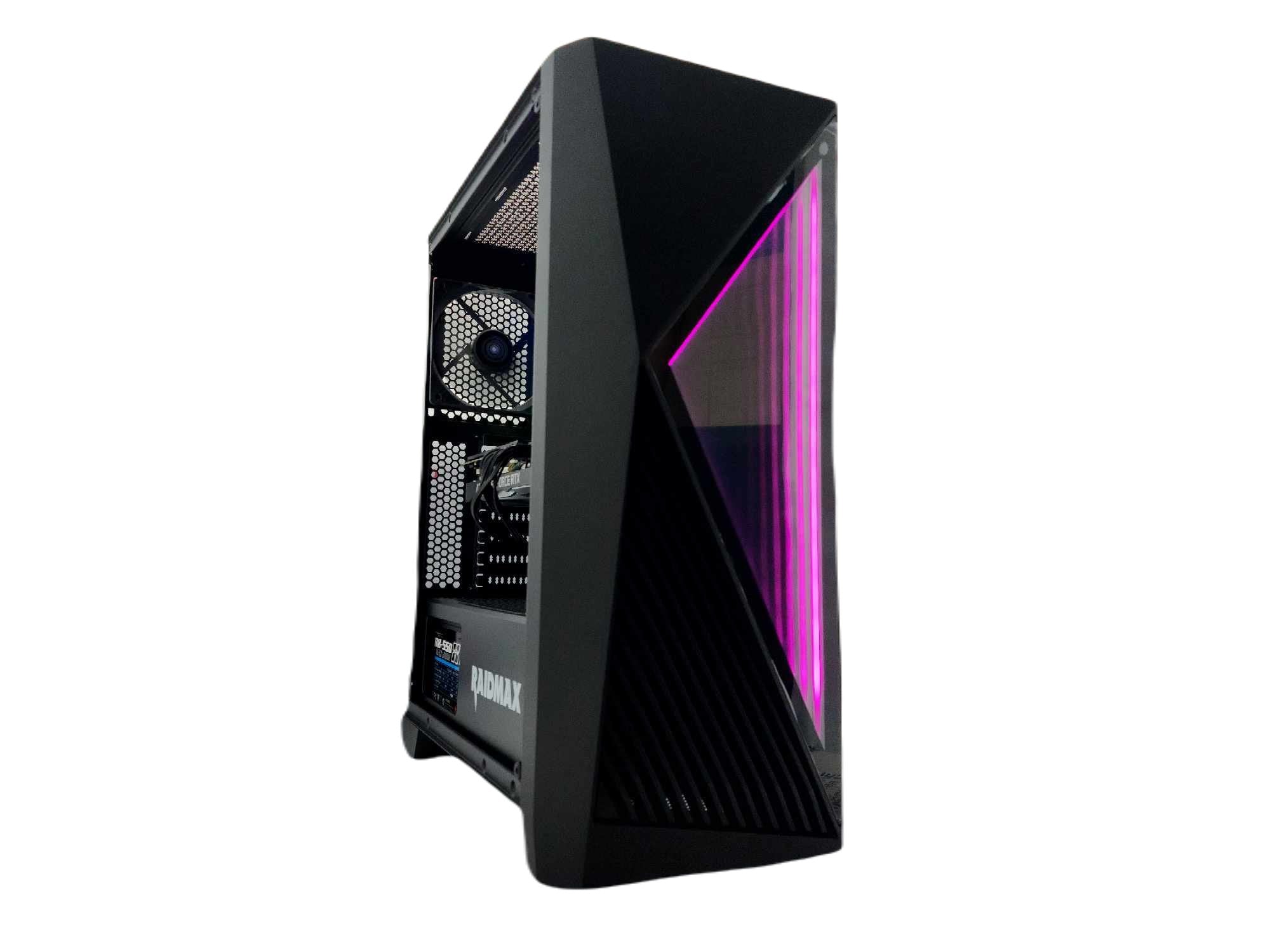 Custom Gaming Desktop PC Ryzen 3 Quad-Core 1TB SSD RTX 2060 16gb Black S811 A520 - Geek Tech