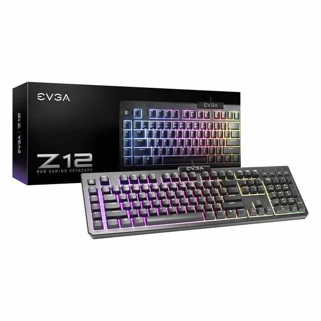 EVGA Z12 RGB Gaming Keyboard, RGB Backlit LED - Geek Tech