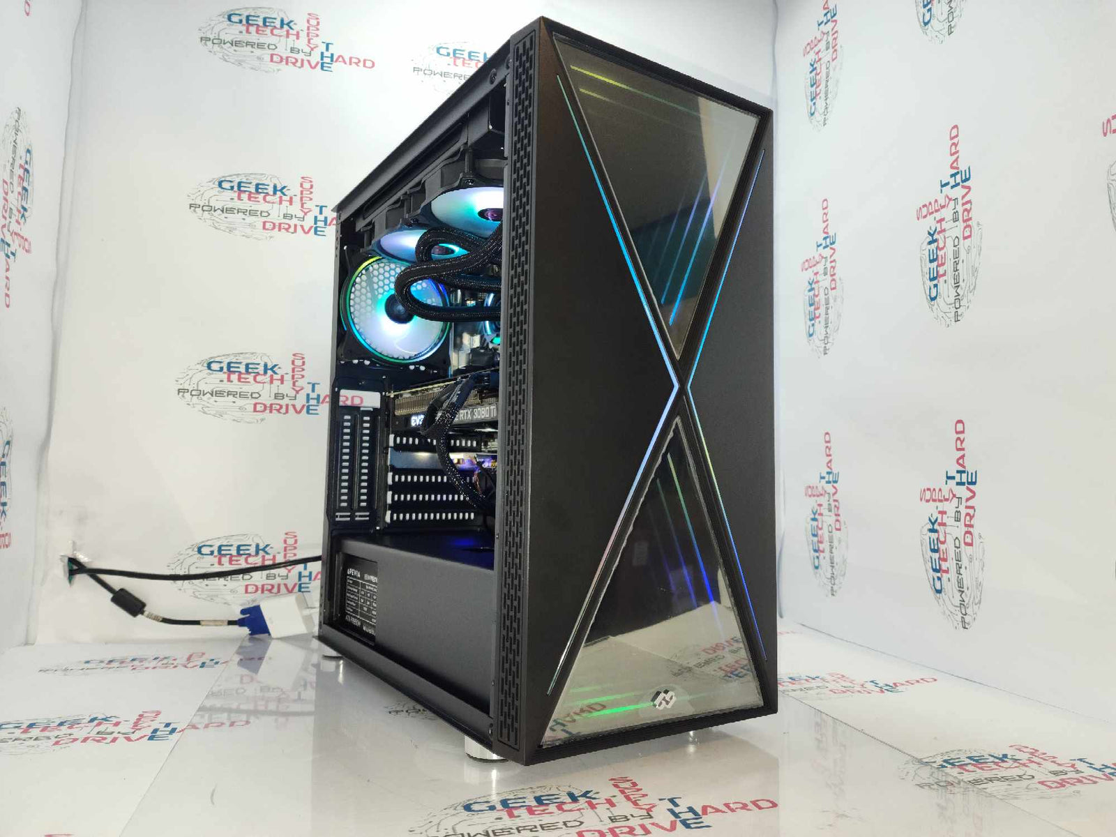 Gaming Custom Gaming PC i9 NVIDIA GeForce RTX 3080 Ti 500gb SSD 1tb HDD 32GB RAM - Geek Tech