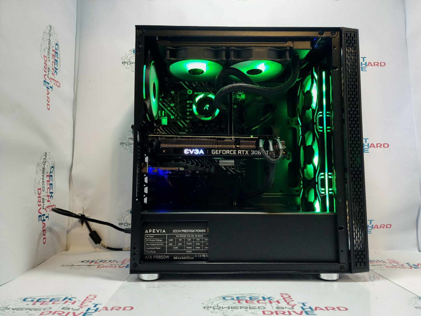 Gaming Custom Gaming PC i9 NVIDIA GeForce RTX 3080 Ti 500gb SSD 1tb HDD 32GB RAM - Geek Tech