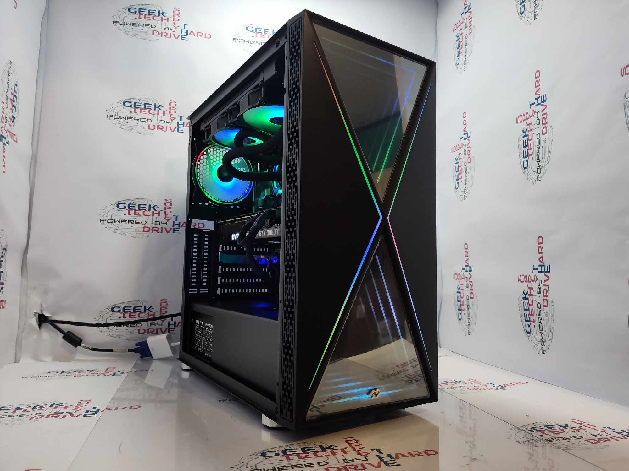 Gaming Custom Gaming PC i9 NVIDIA GeForce RTX 3080 Ti 500gb SSD 1tb HDD 32GB RAM - Geek Tech