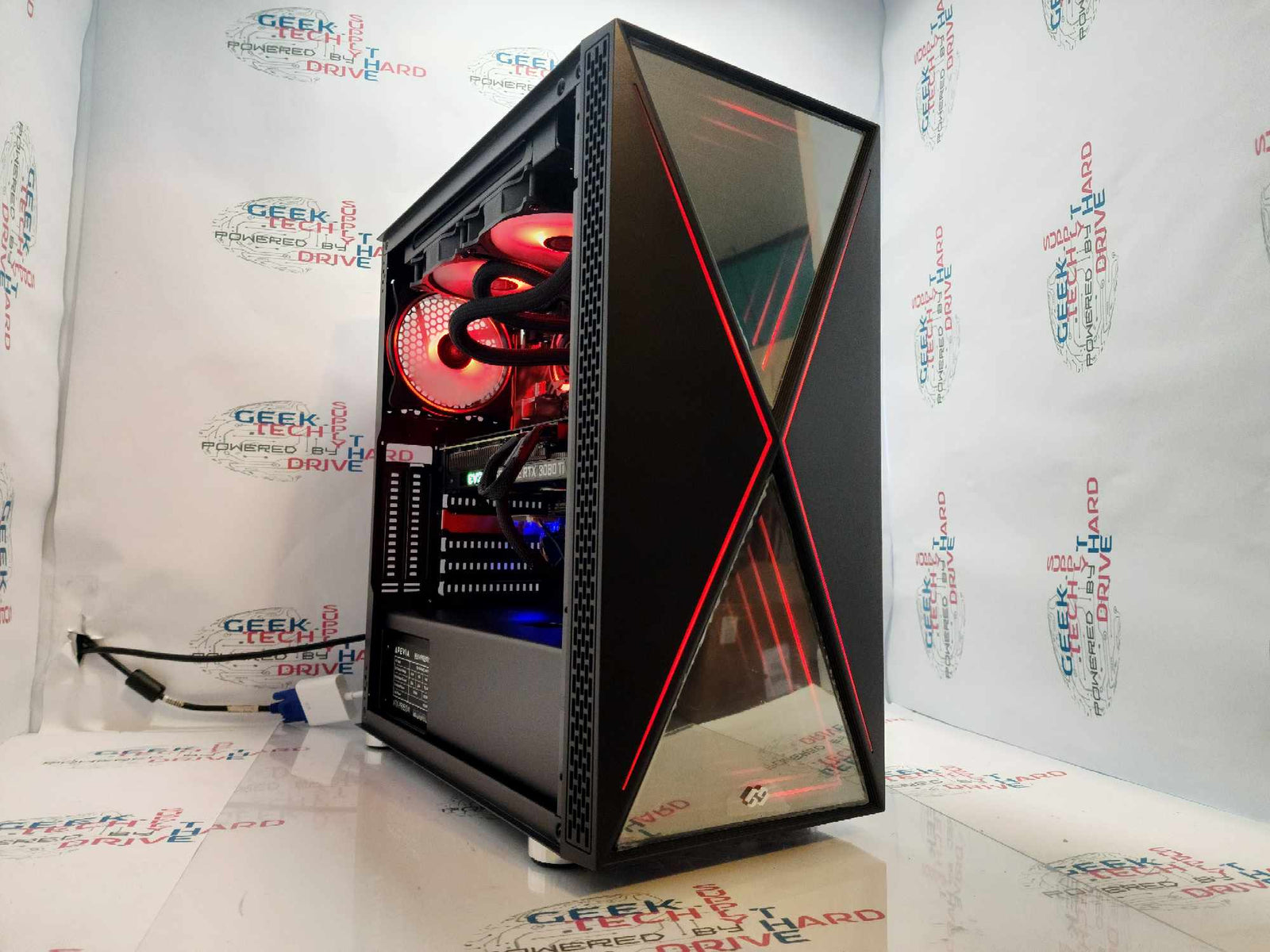 Gaming Custom Gaming PC i9 NVIDIA GeForce RTX 3080 Ti 500gb SSD 1tb HDD 32GB RAM - Geek Tech