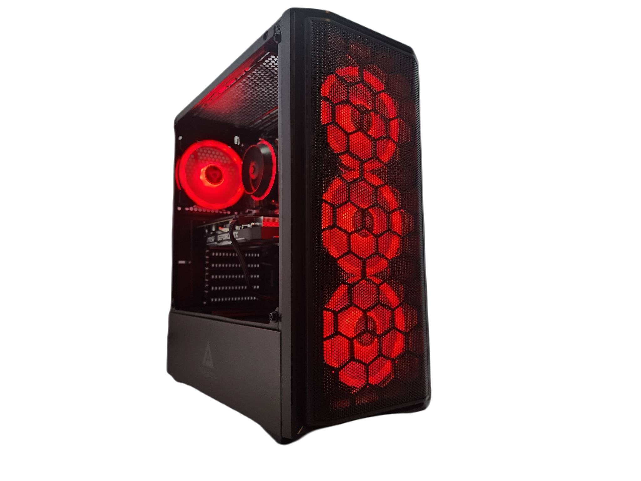 Gaming Desktop PC Computer Intel i3 NVIDIA RTX 4060 1TB SSD 32GB DDR5 Predator Black H610 - Geek Tech