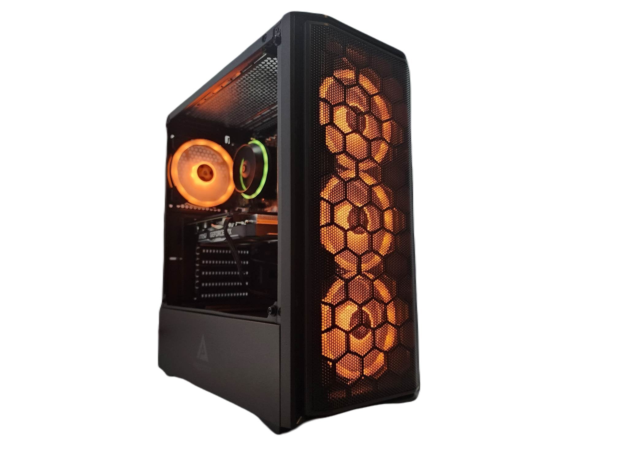 Gaming Desktop PC Computer Intel i3 NVIDIA RTX 4060 1TB SSD 32GB DDR5 Predator Black H610 - Geek Tech