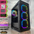 Gaming Desktop PC Computer Intel i5 NVIDIA GeForce RTX 4060 Ti 2TB SSD 16GB DDR5 Wifi Aura-P Black H610 - Geek Tech