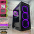 Gaming Desktop PC Computer Intel i5 NVIDIA GeForce RTX 4060 Ti 500GB SSD 2TB HDD 16GB DDR5 Wifi Aura-P Black H610 - Geek Tech