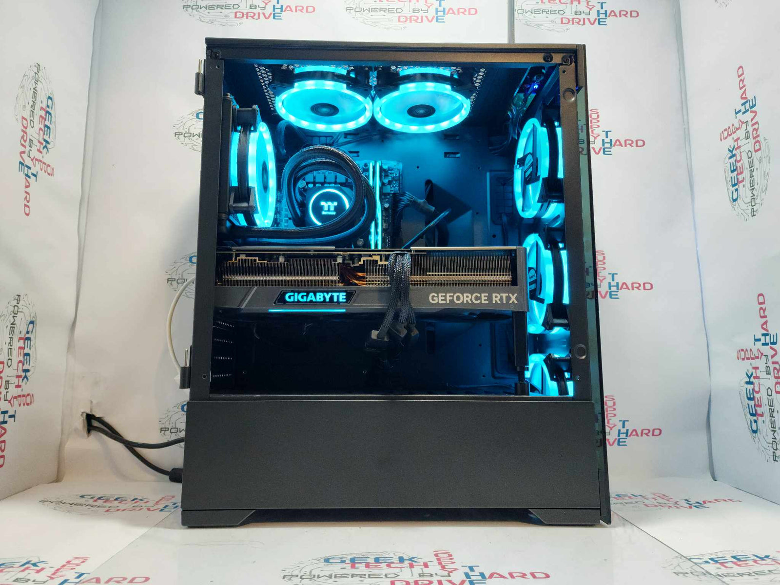 Gaming Desktop PC Computer Intel i7-13700K NVIDIA GeForce RTX 4080 2tb M2 SSD 32gb DDR5 VR RGB Vog - Geek Tech