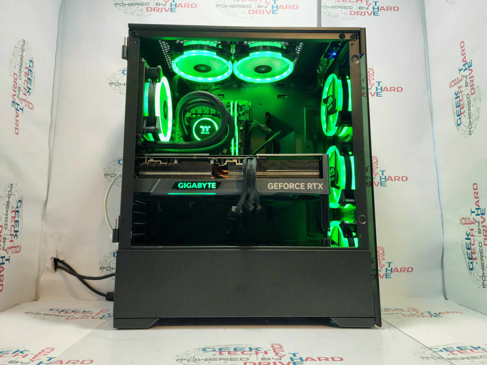 Gaming Desktop PC Computer Intel i7-13700K NVIDIA GeForce RTX 4080 2tb M2 SSD 32gb DDR5 VR RGB Vog - Geek Tech