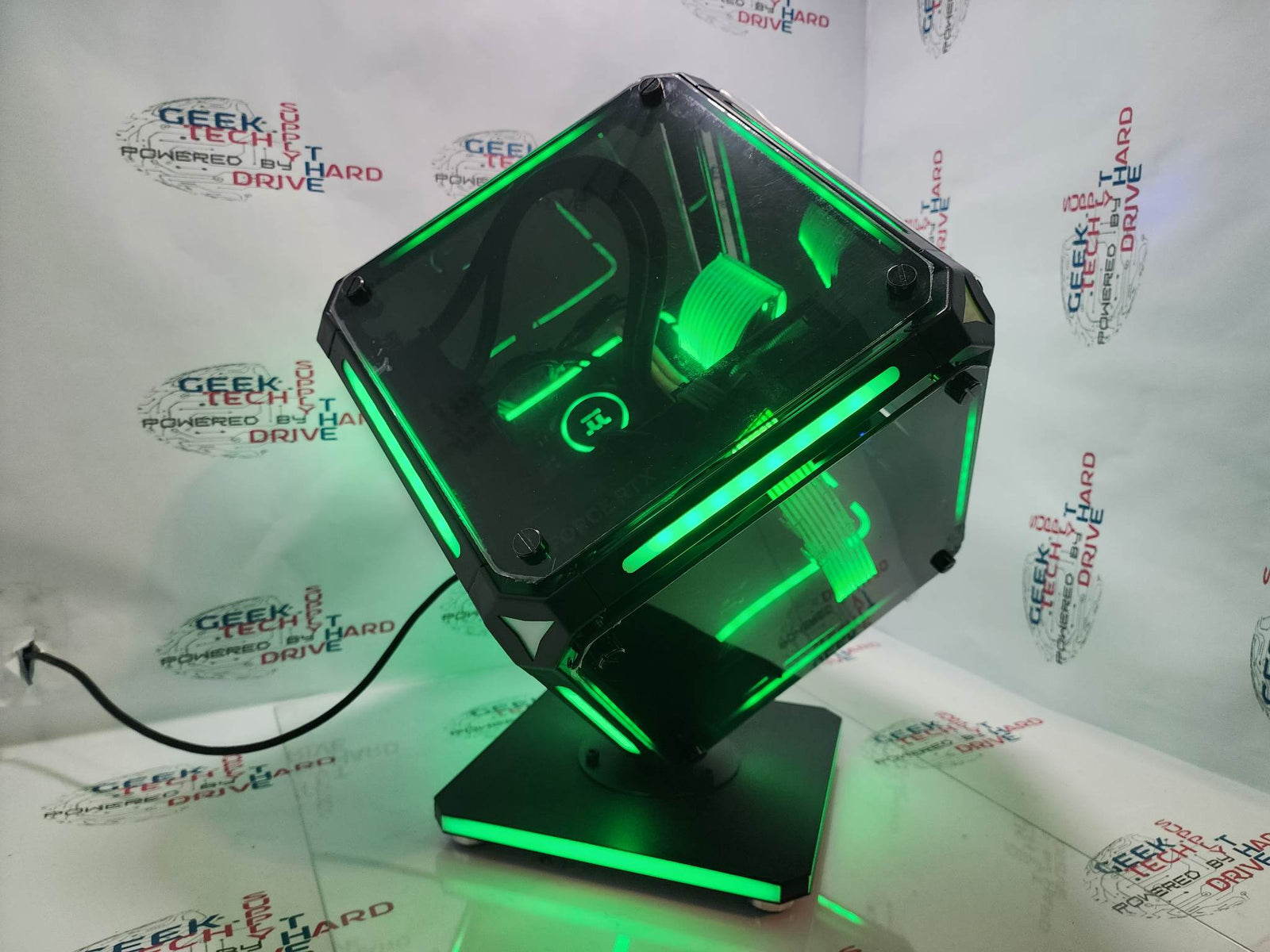 Gaming Desktop PC Computer Intel i7 GeForce RTX 4070 DDR5 32GB SSD 1TB 2TB VR RGB Water Rubix H6 - Geek Tech