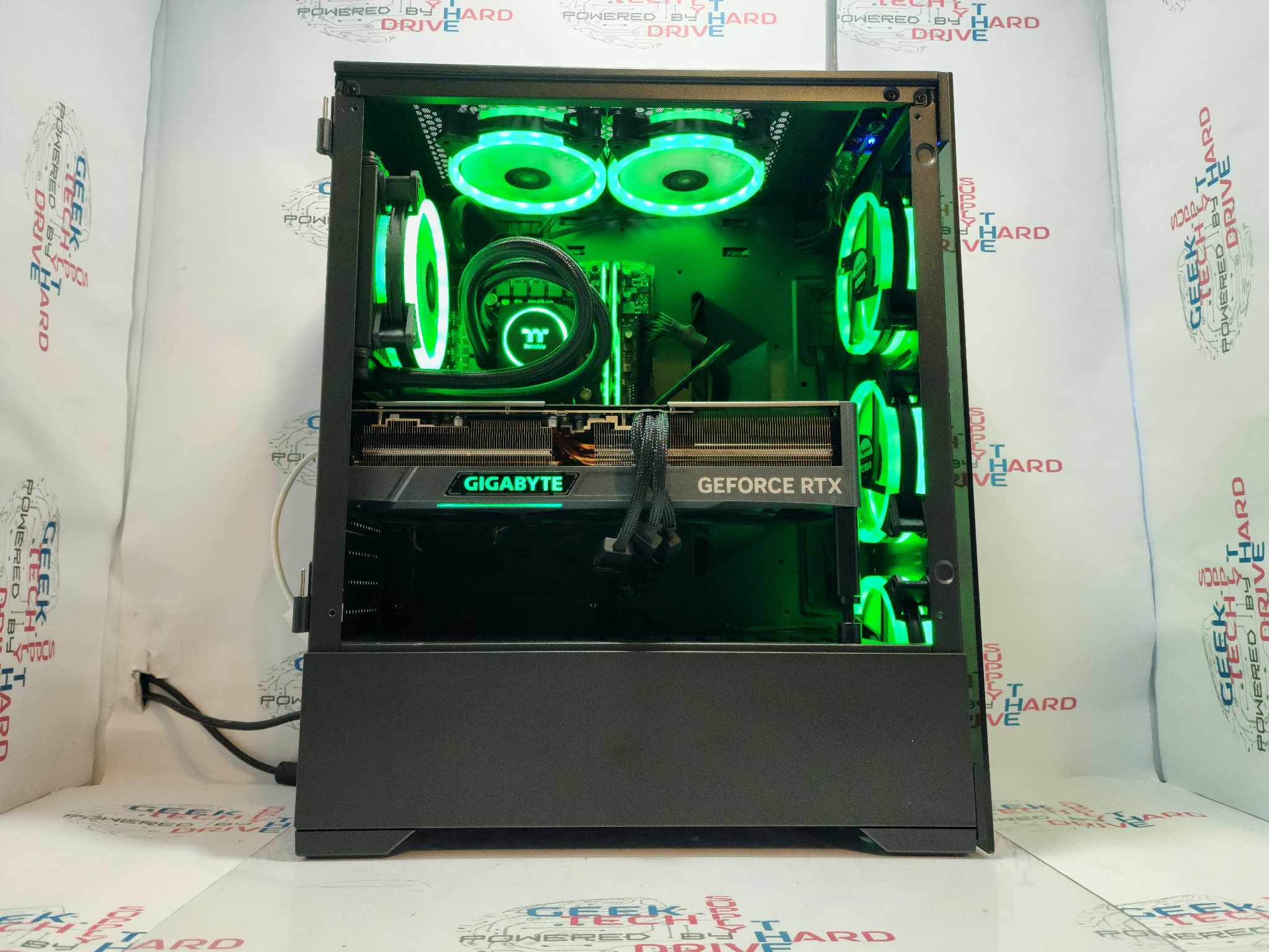 Gaming Desktop PC Computer Intel i9-12900KF NVIDIA GeForce RTX 4080 2tb M2 SSD 32gb DDR5 VR RGB Voguish - Geek Tech