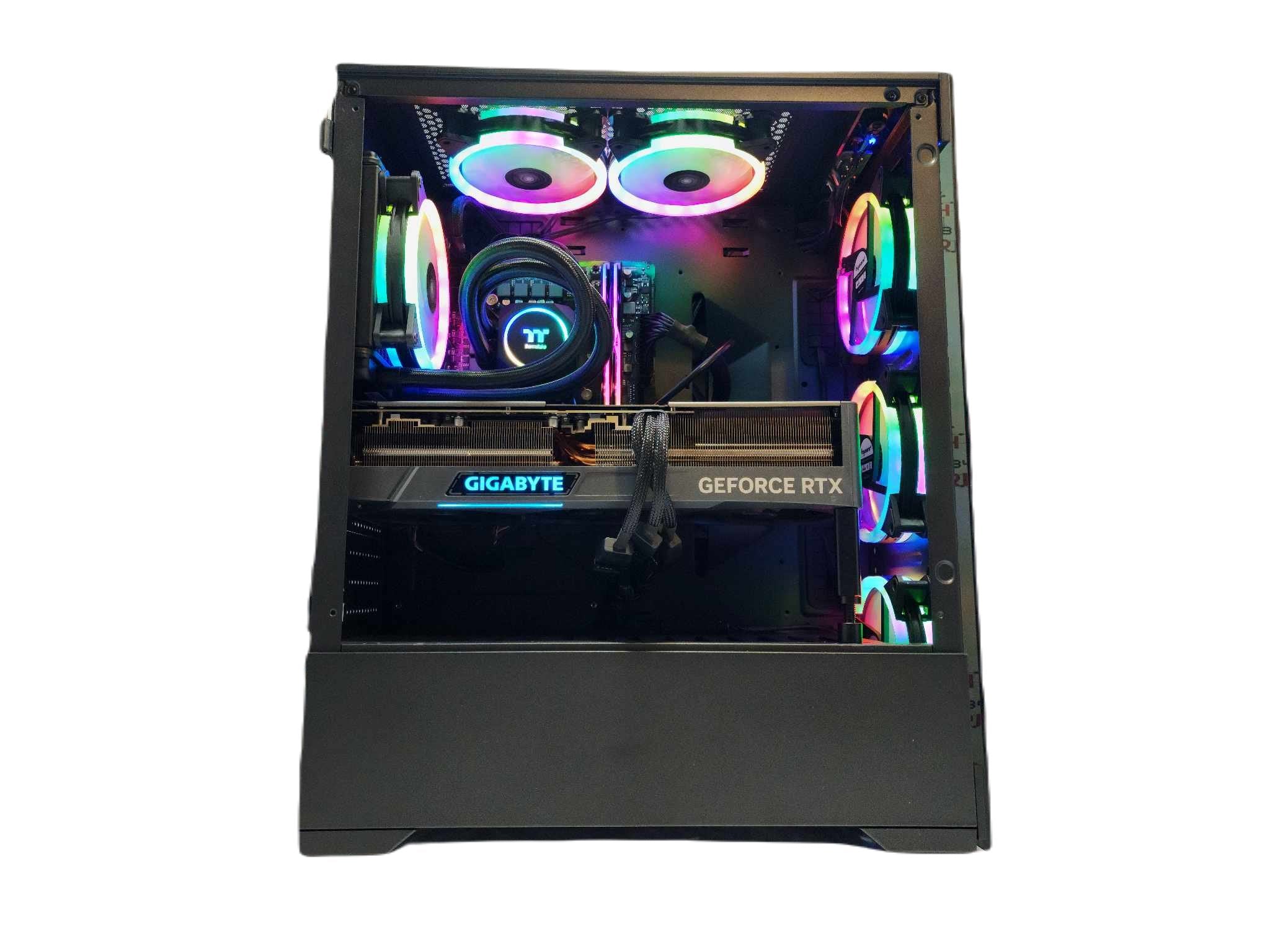 Gaming Desktop PC Computer Intel i9 NVIDIA GeForce RTX 4070 1TB SSD 16gb DDR4 VR Voguish H610 - Geek Tech