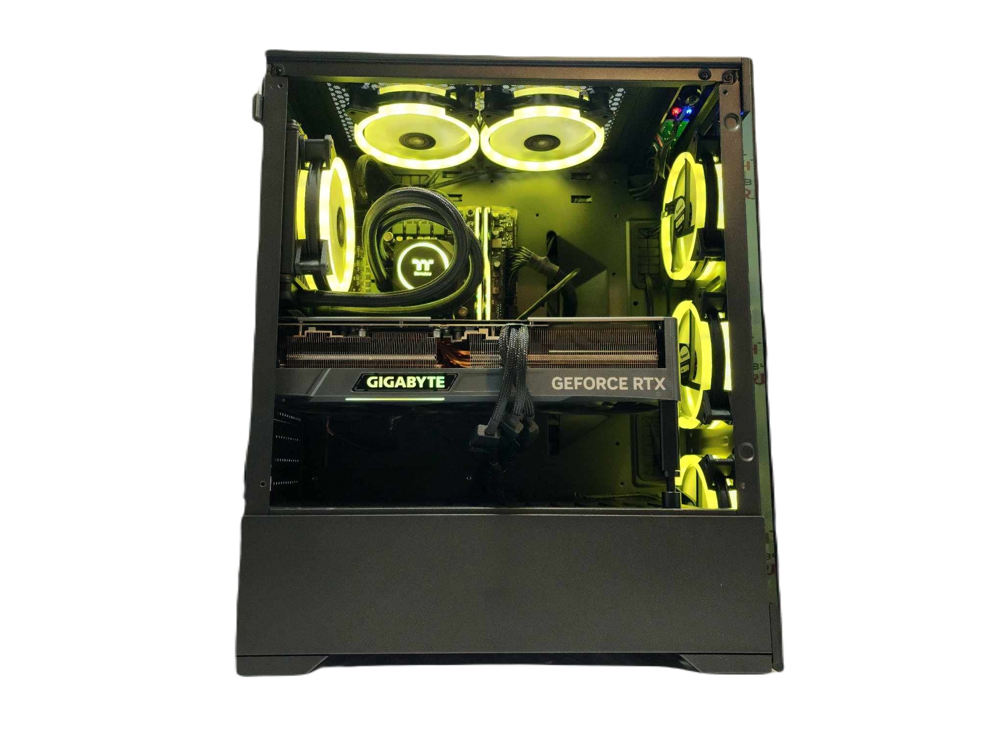 Gaming Desktop PC Computer Intel i9 NVIDIA GeForce RTX 4070 500GB SSD 2TB HDD 32gb DDR5 VR Voguish H610 - Geek Tech