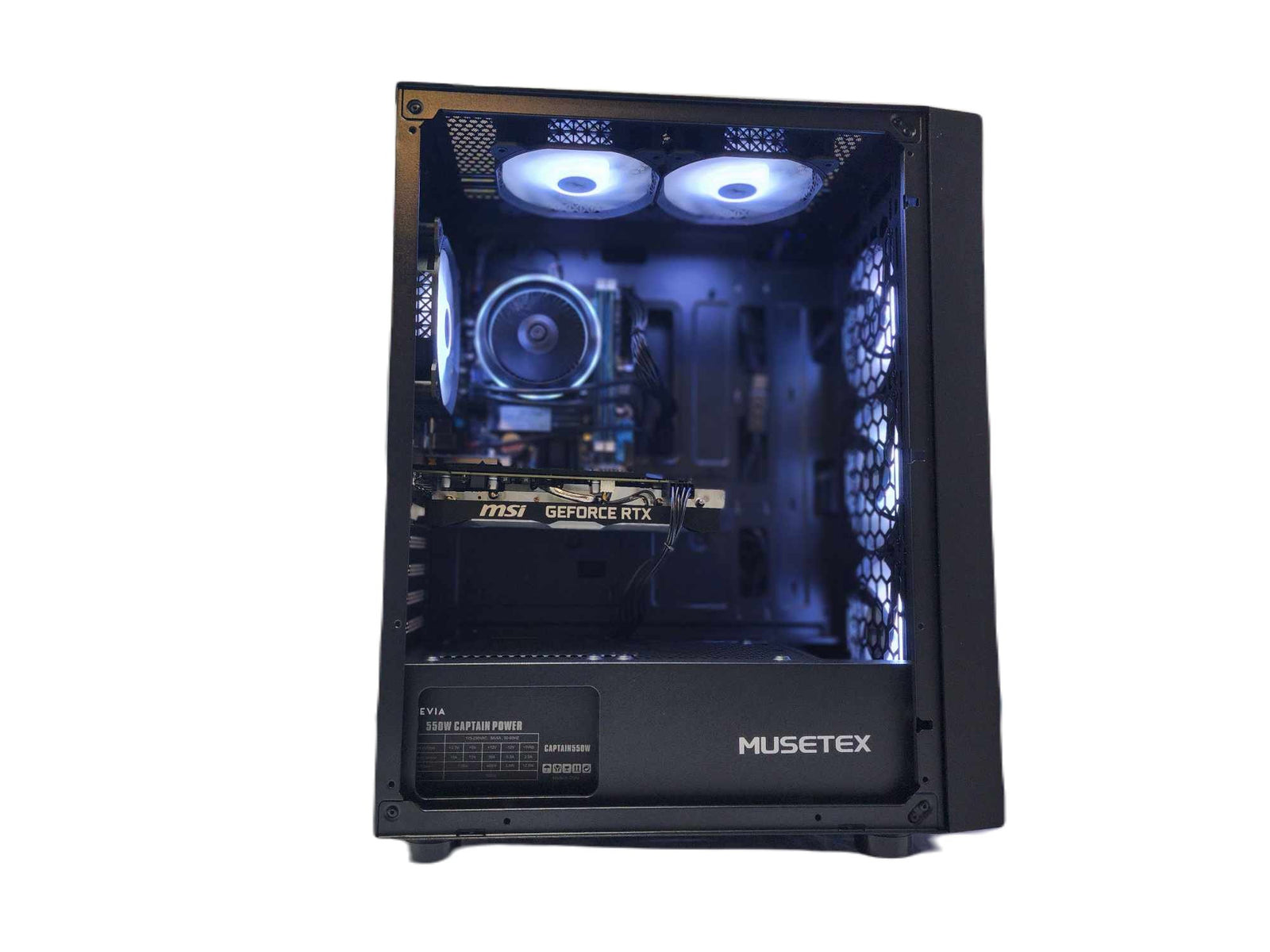 Gaming Desktop PC Computer Ryzen 3 NVIDIA RTX 4060 SSD 500GB 1TB 2TB 16GB 32GB 64GBB G06 Black A520 - Geek Tech