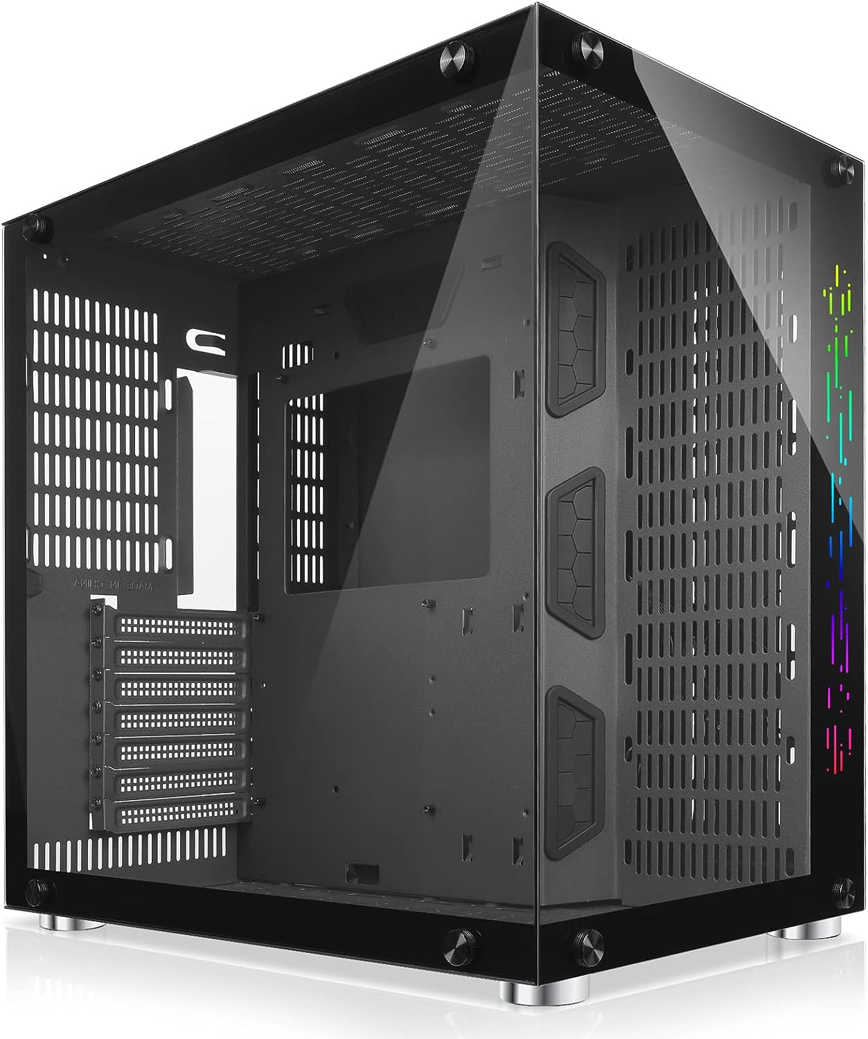 GIM ATX Mid-Tower Case Black Gaming PC Case - Geek Tech
