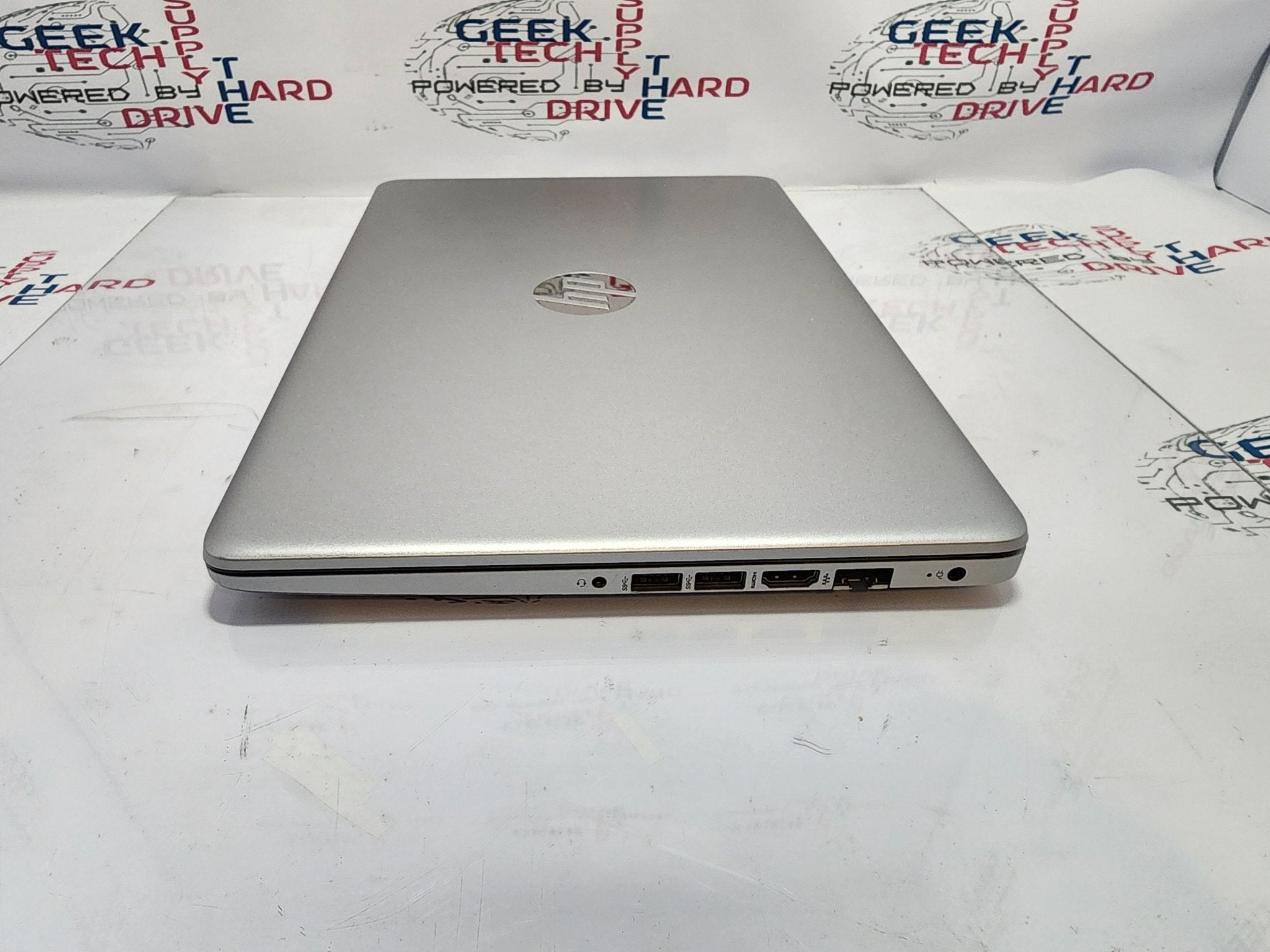 HP Notebook 14-dk0053od Windows 11 AMD A4-9125 Dual Core 64gb SSD 4gb RAM Silver | B Grade - Geek Tech