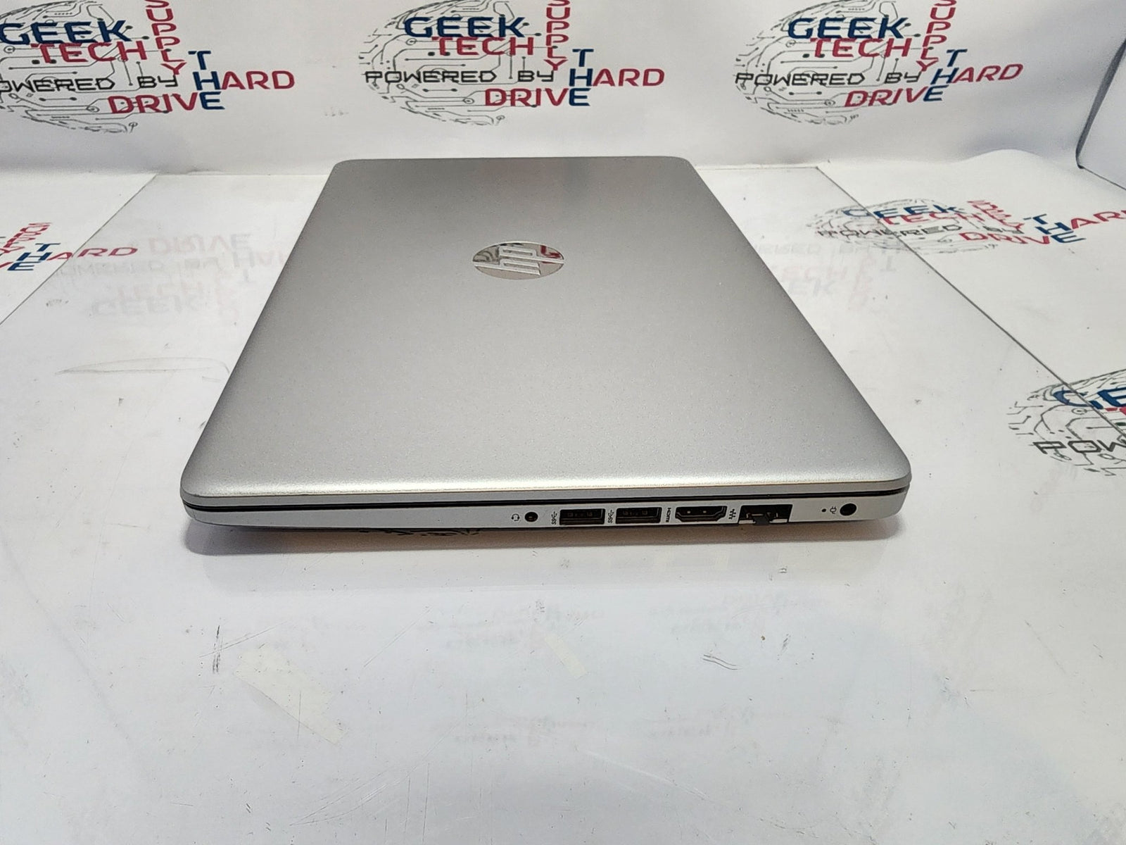 HP Notebook 14-dk0053od Windows 11 AMD A4-9125 Dual Core 64gb SSD 4gb RAM Silver | B Grade - Geek Tech