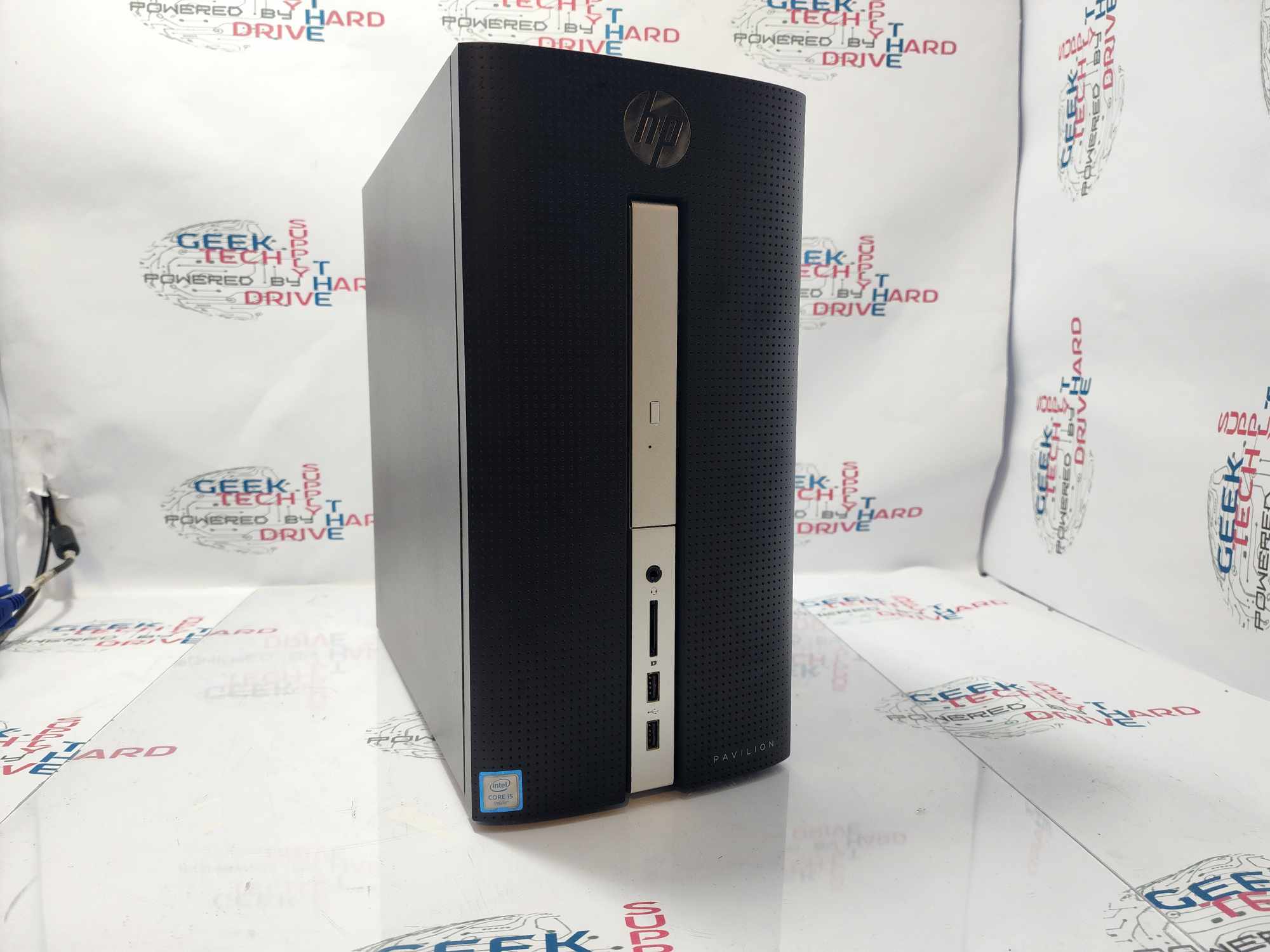 HP Pavilion Desktop 510-p020 Computer 256gb SSD 8GB RAM Black | Grade B - Geek Tech