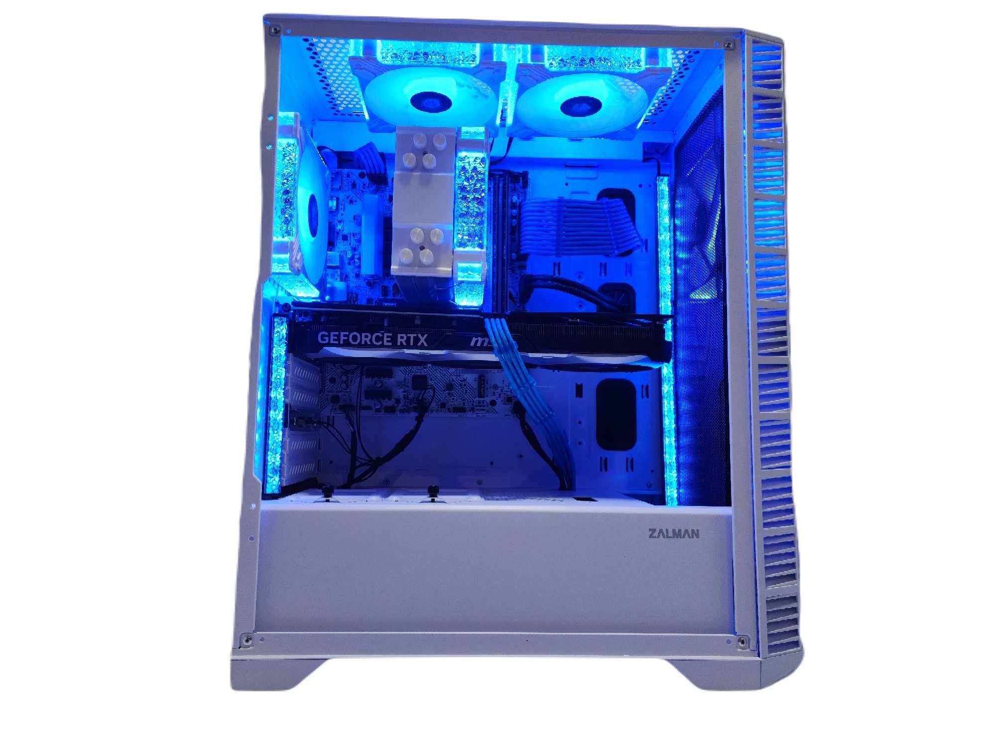 Iceworm Core XII Gaming PC Intel i3 NVIDIA RTX 4060 1TB SSD 16GB Streaming White H610 - Geek Tech