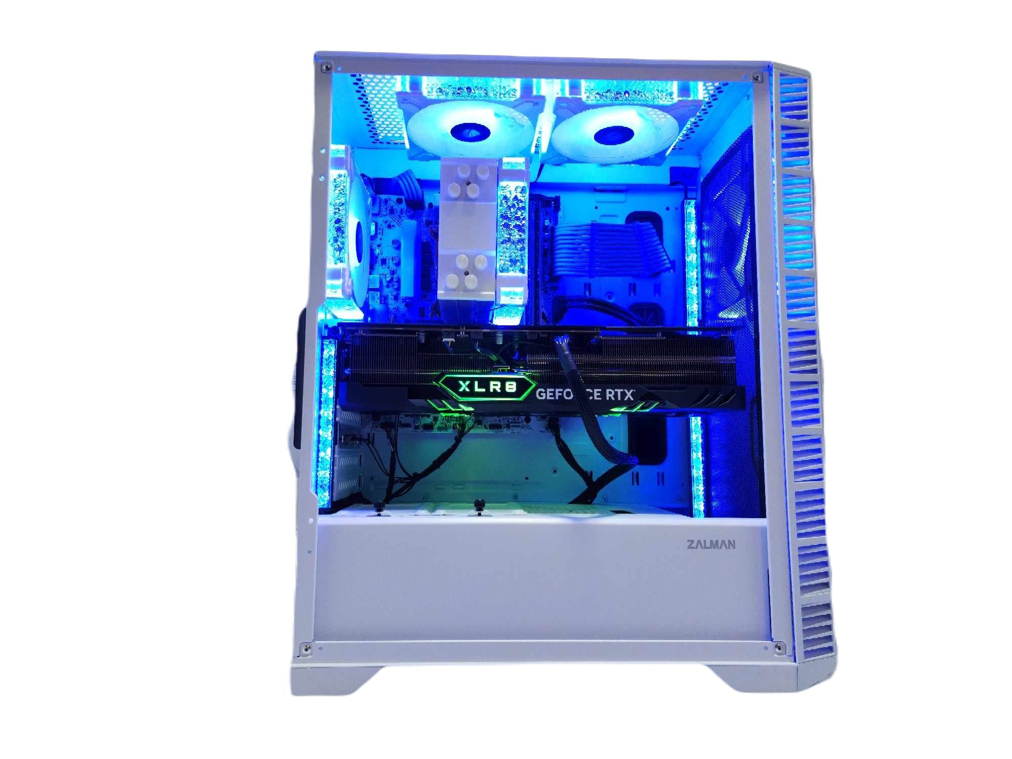 Laufey Core XIII Gaming PC Intel i7 NVIDIA RTX 4080 1TB + 2TB SSD 32GB DDR5 White RGB B760 - Geek Tech