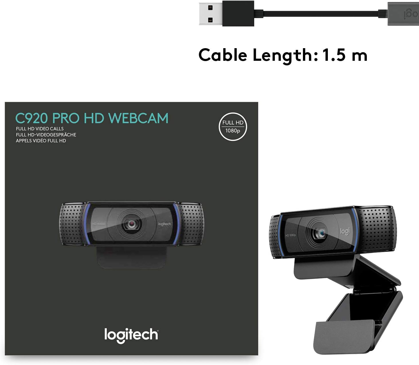 Logitech HD Pro Webcam C920 - Geek Tech