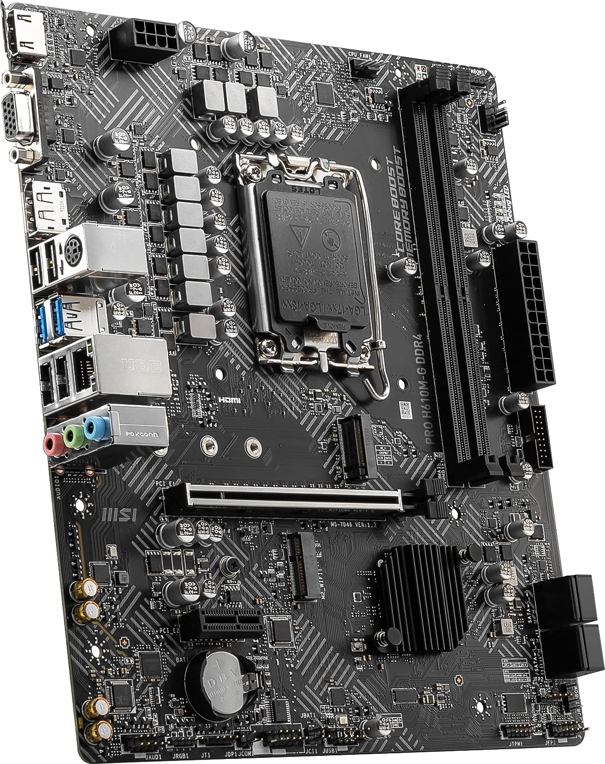 MSI Pro H610M-G LGA1700 DDR4 Motherboard - Geek Tech