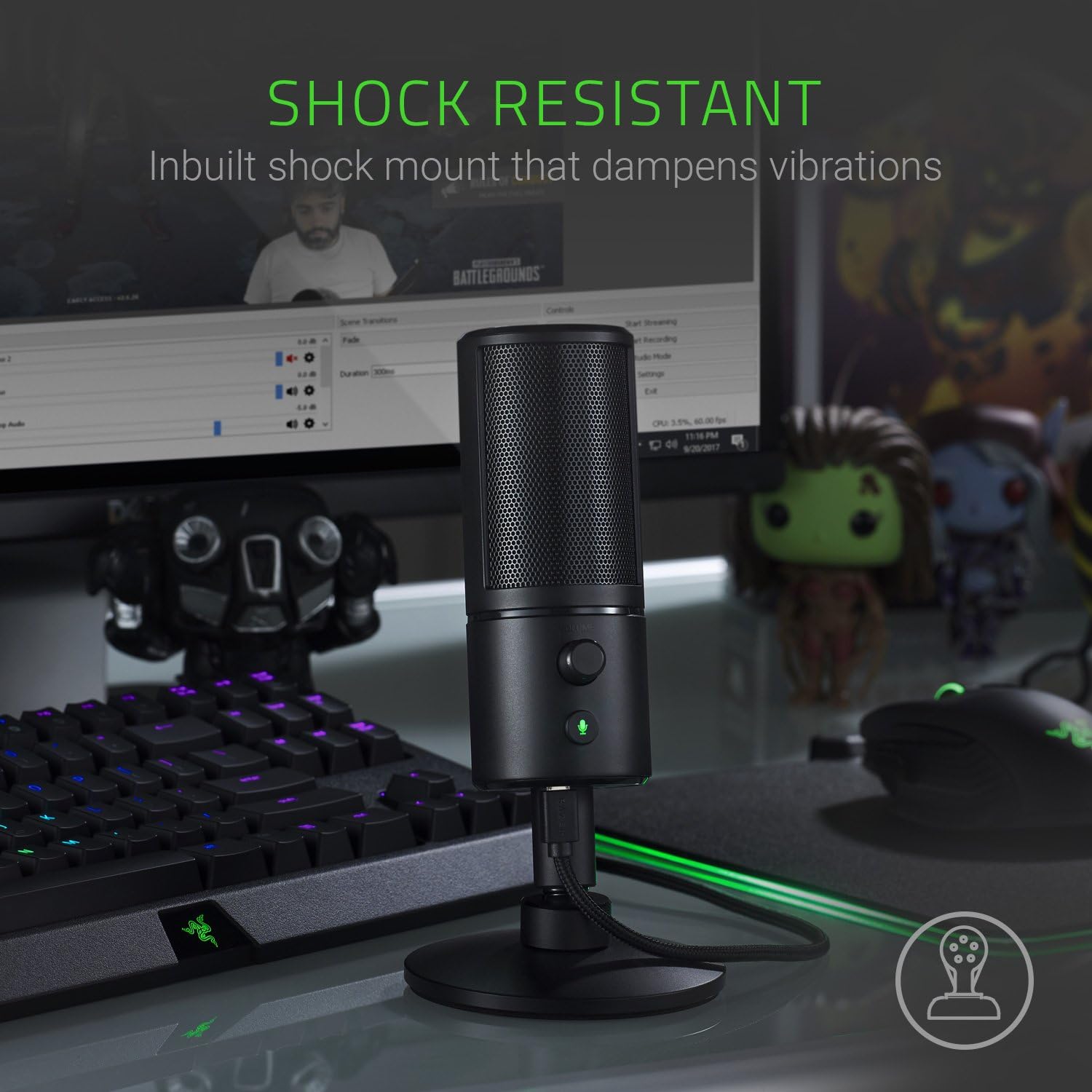 Razer Seiren X Black USB Streaming Microphone - Geek Tech