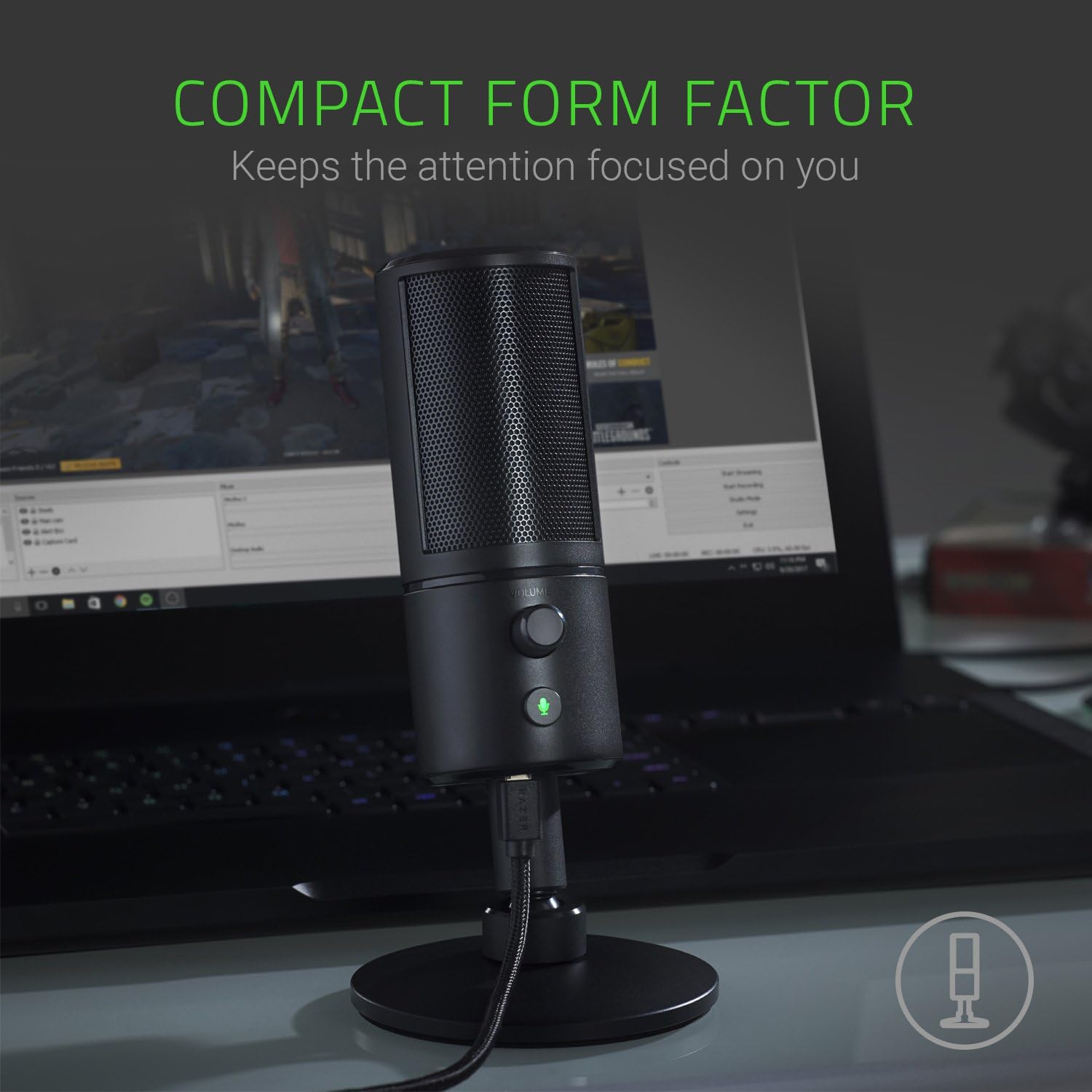 Razer Seiren X Black USB Streaming Microphone - Geek Tech