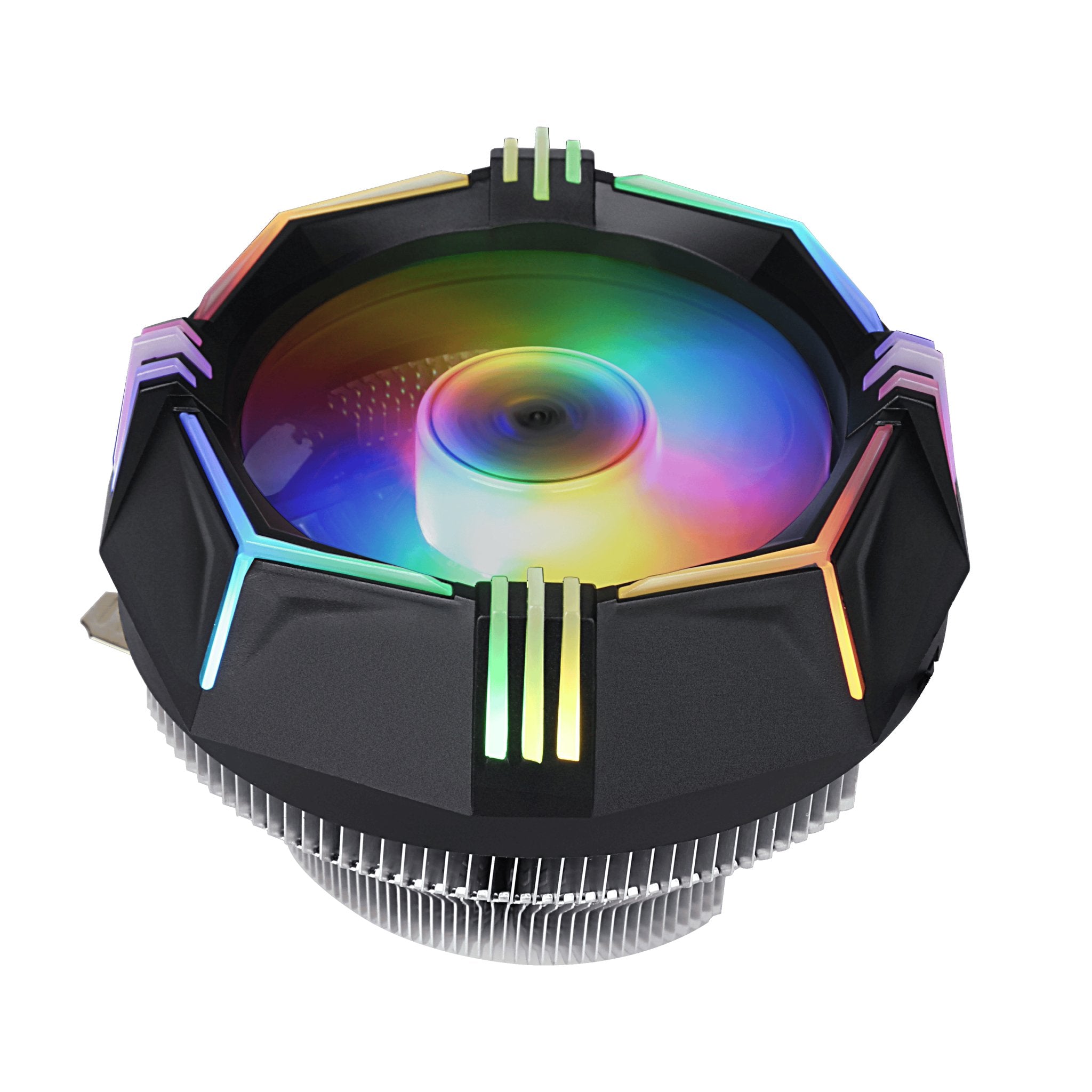 SAMA C901 Air Fan CPU Cooler RGB Intel LGA 775 1150 1151 1155 1156 1200 1366 1700 Black - Geek Tech