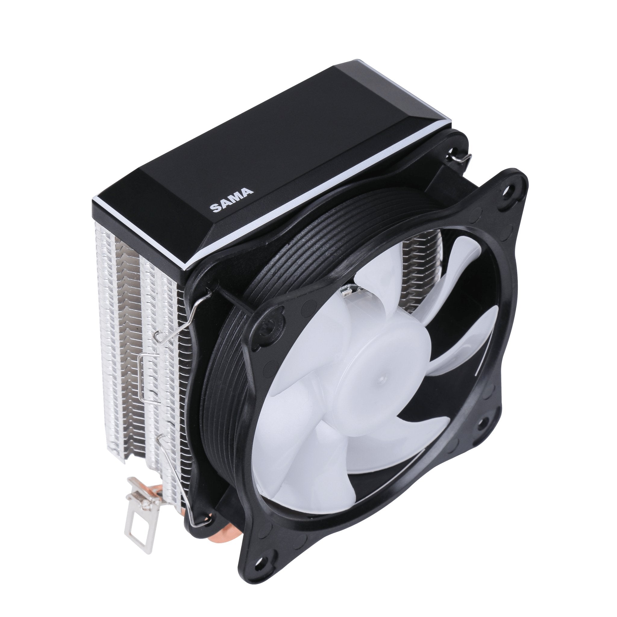 SAMA KA200 Air Fan CPU Cooler RGB Intel LGA 775 1150 1151 1155 1156 1200 1366 1700 Black - Geek Tech