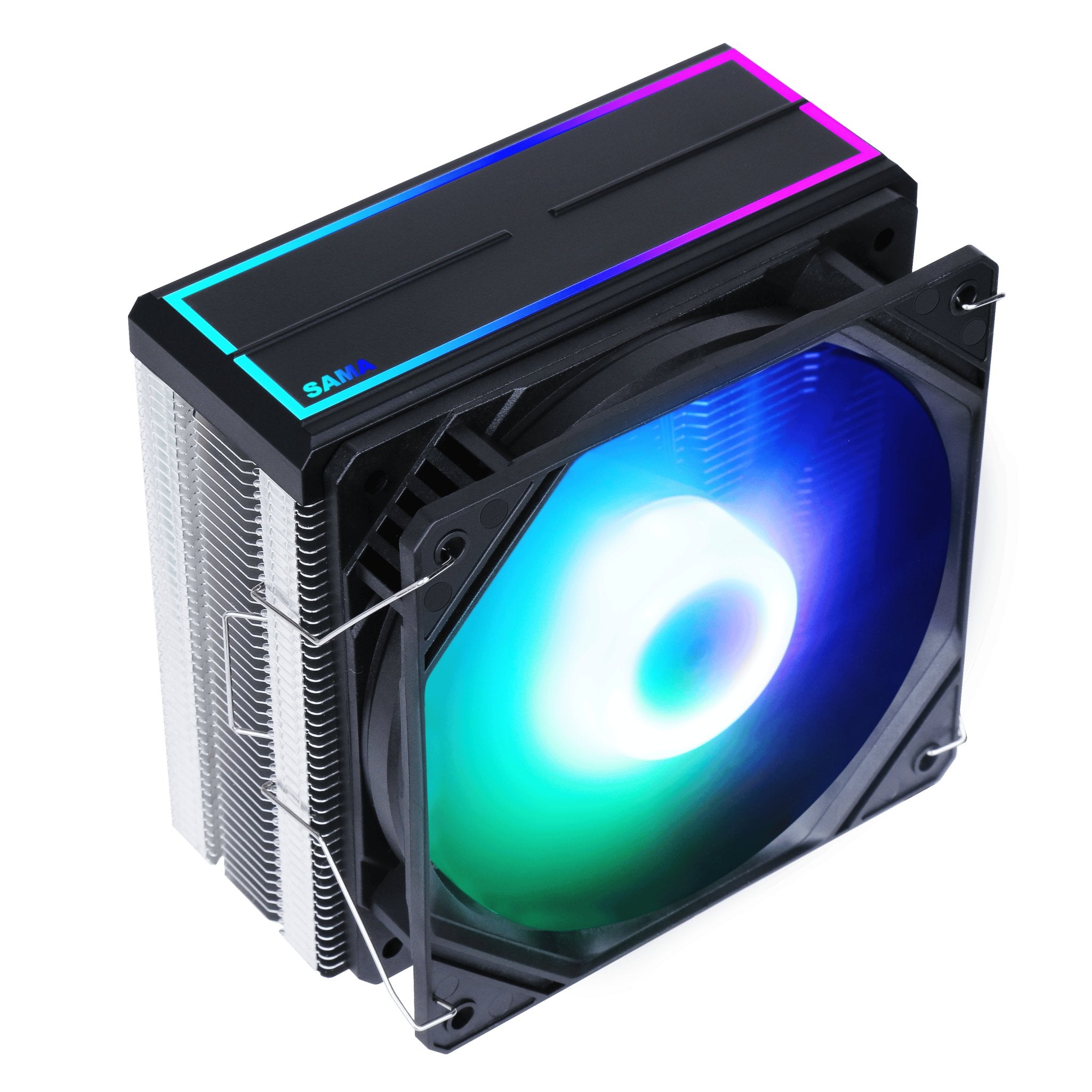 SAMA KA400D Air Fan CPU Cooler RGB AMD AM2 AM2+ AM3 AM3+ AM4 AM4+ AM5 Black - Geek Tech