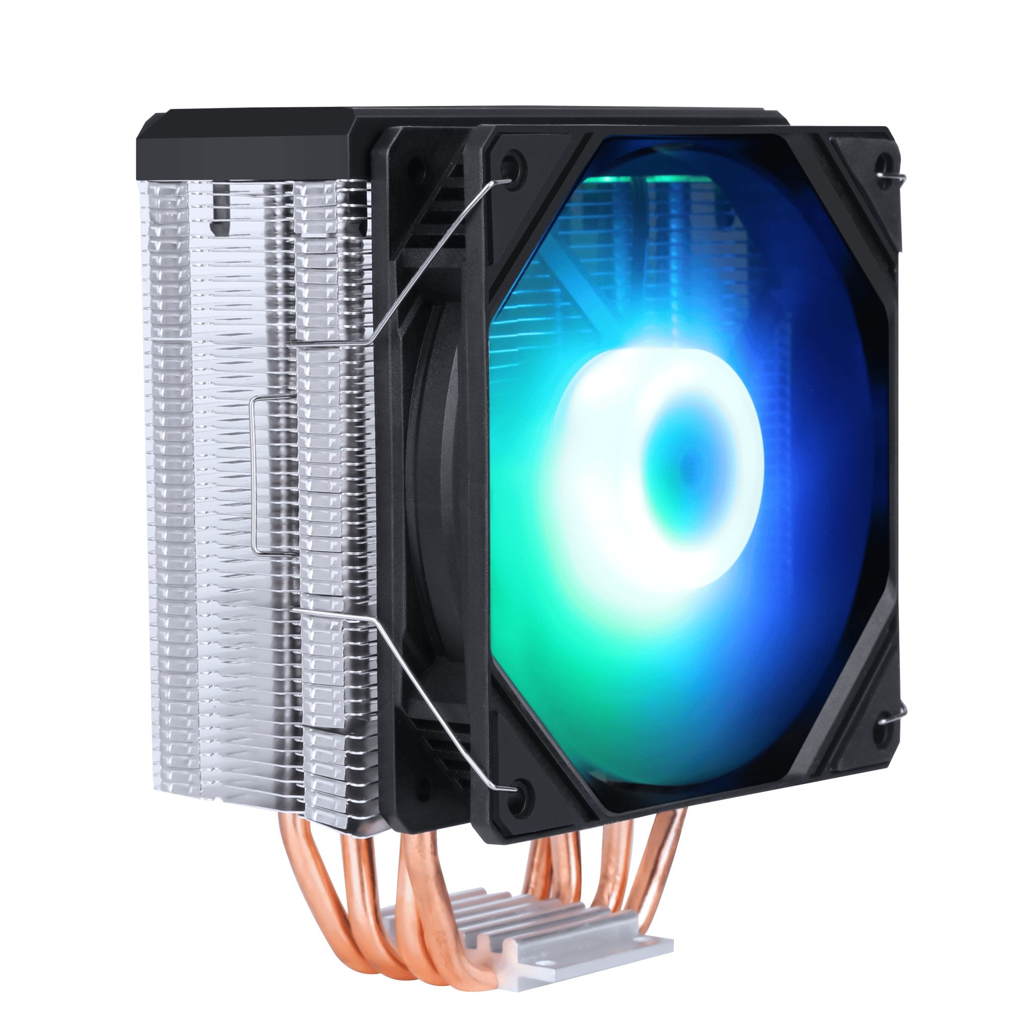 SAMA KA400D Air Fan CPU Cooler RGB Intel LGA 775 1150 1151 1155 1156 1200 1366 1700 Black - Geek Tech