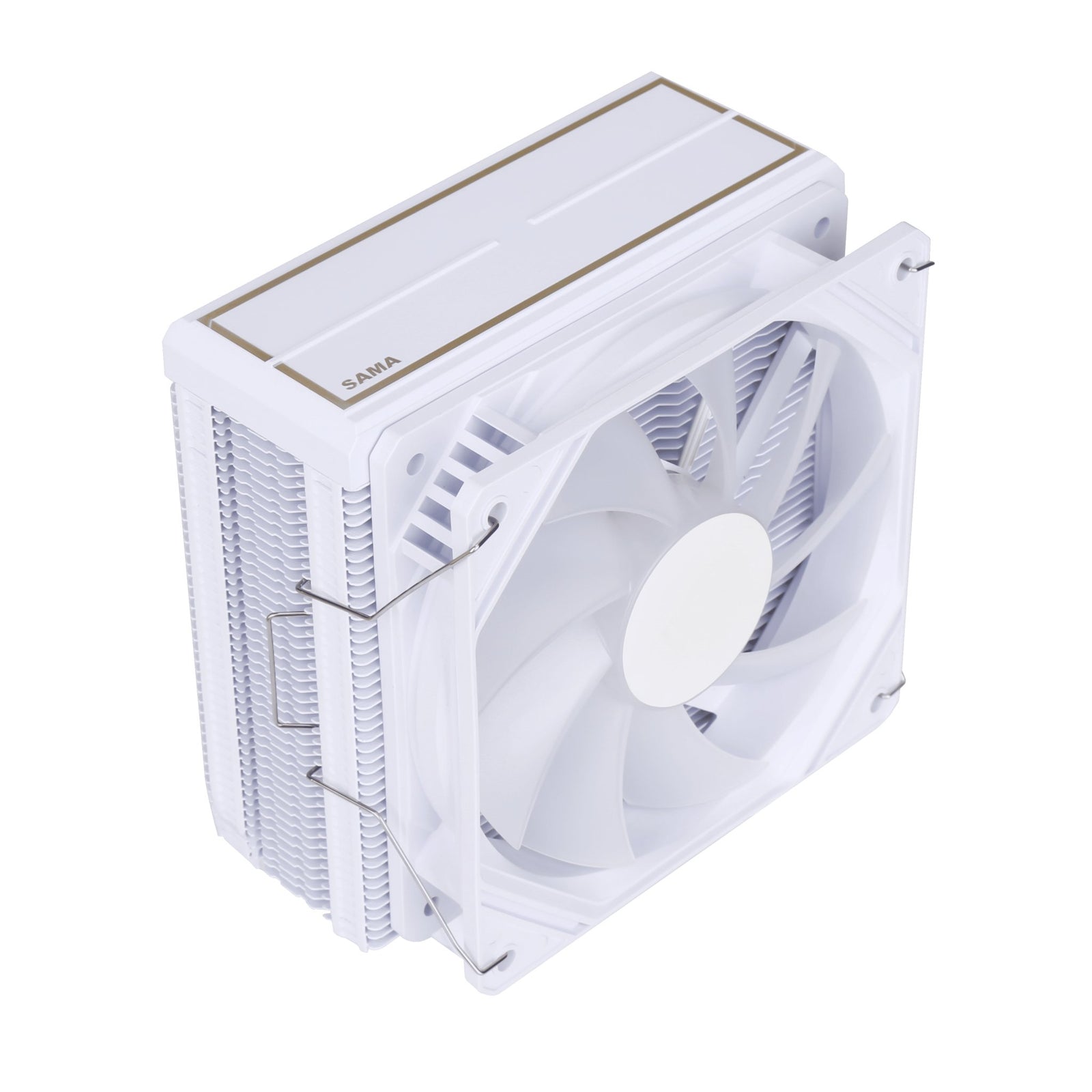 SAMA KA400DW Air Fan CPU Cooler RGB AMD AM2 AM2+ AM3 AM3+ AM4 AM4+ AM5 White - Geek Tech