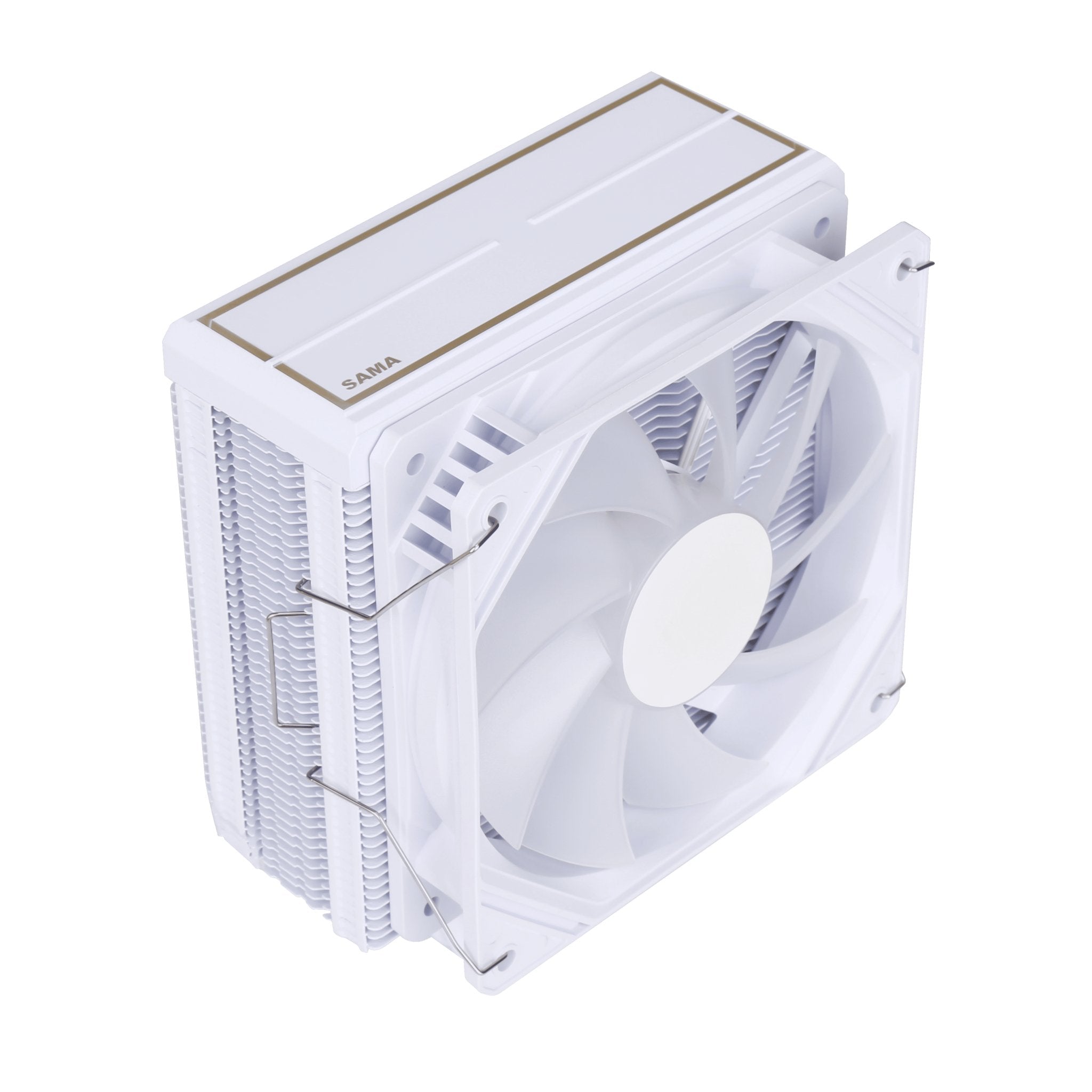 SAMA KA400DW Air Fan CPU Cooler RGB Intel LGA 1150 1151 1155 1156 1200 1366 1700 White - Geek Tech