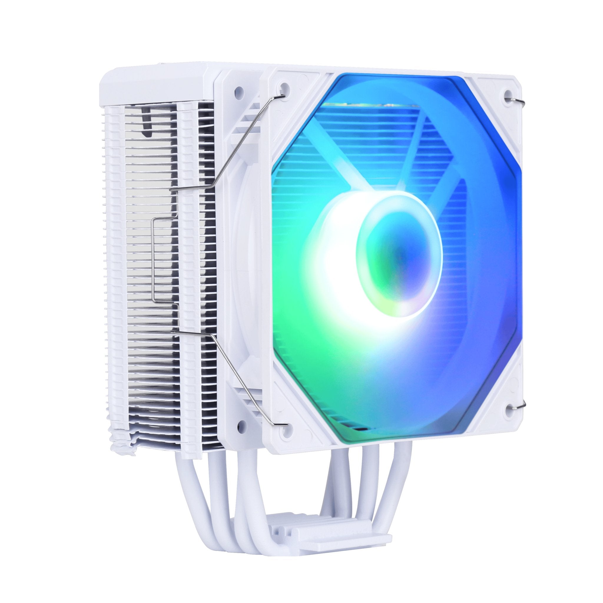 SAMA KA400DW Air Fan CPU Cooler RGB Intel LGA 1150 1151 1155 1156 1200 1366 1700 White - Geek Tech