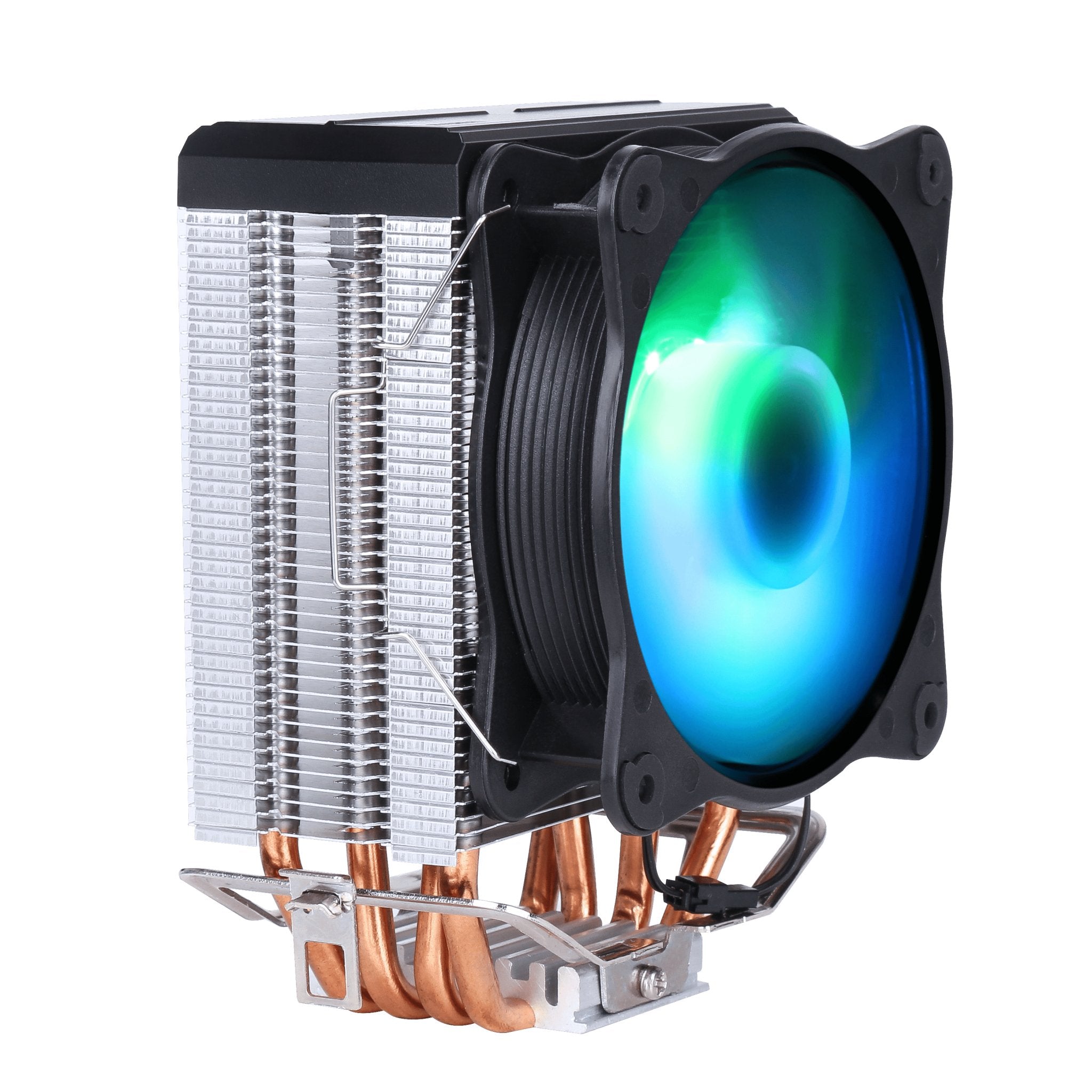 SAMA KA450D Air Fan CPU Cooler RGB Intel LGA 775 1150 1151 1155 1156 1200 1366 1700 Black - Geek Tech