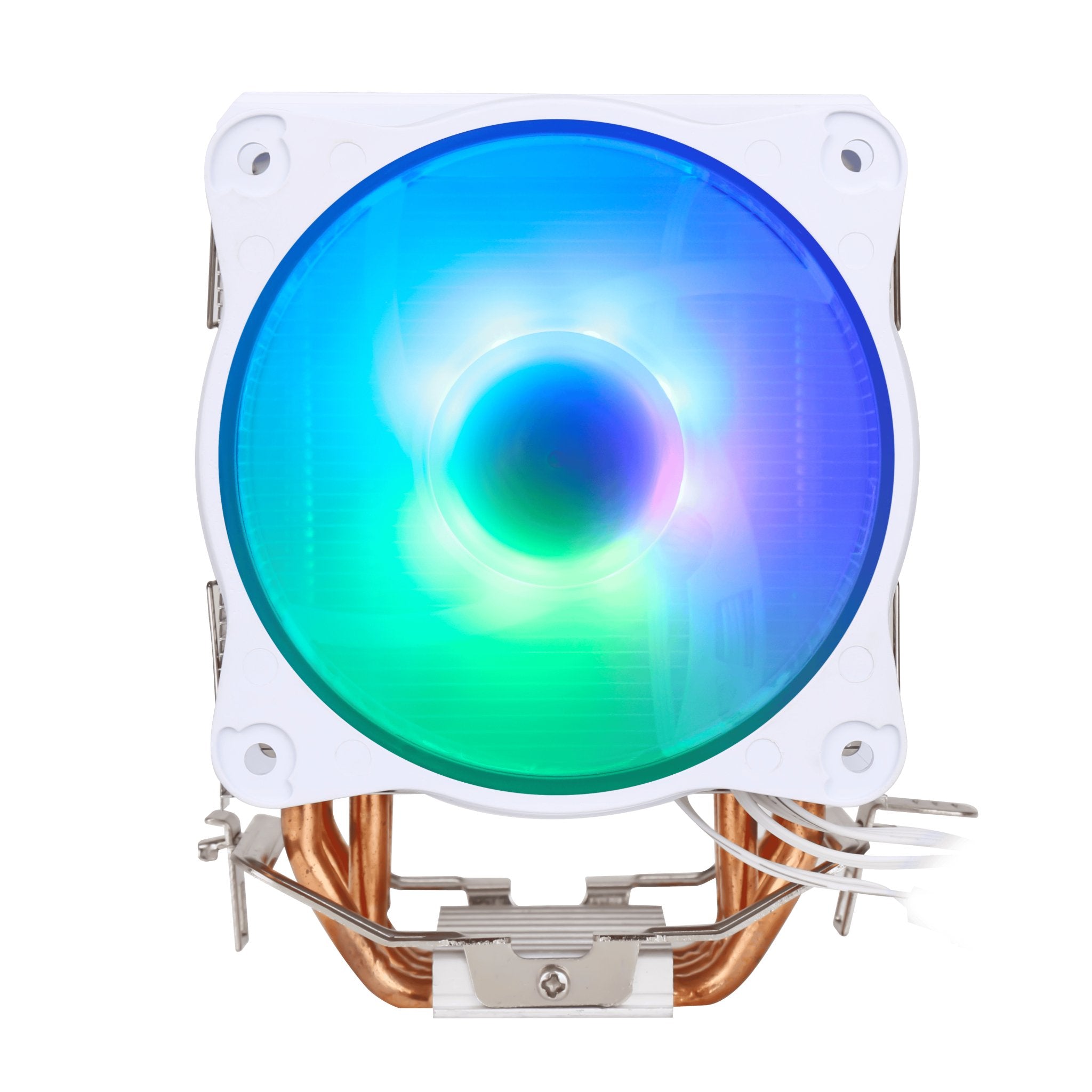 SAMA KA450DW Air Fan CPU Cooler RGB AMD AM2 AM2+ AM3 AM3+ AM4 AM4+ AM5 White - Geek Tech