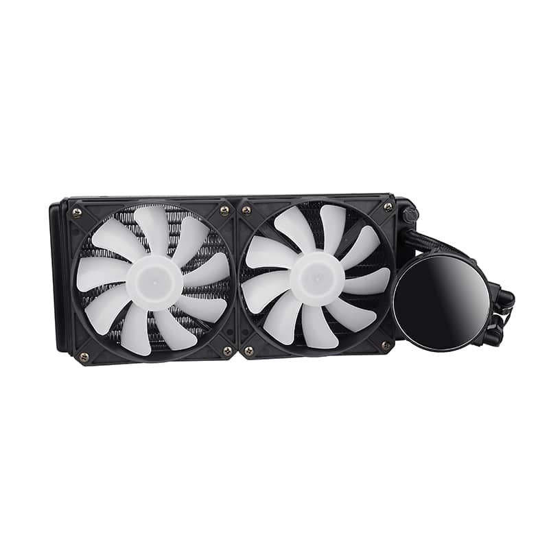 SAMA KW240D 240mm AIO Liquid CPU Cooler RGB Intel LGA 775 1150 1151 1155 1156 1200 1366 1700 Black - Geek Tech