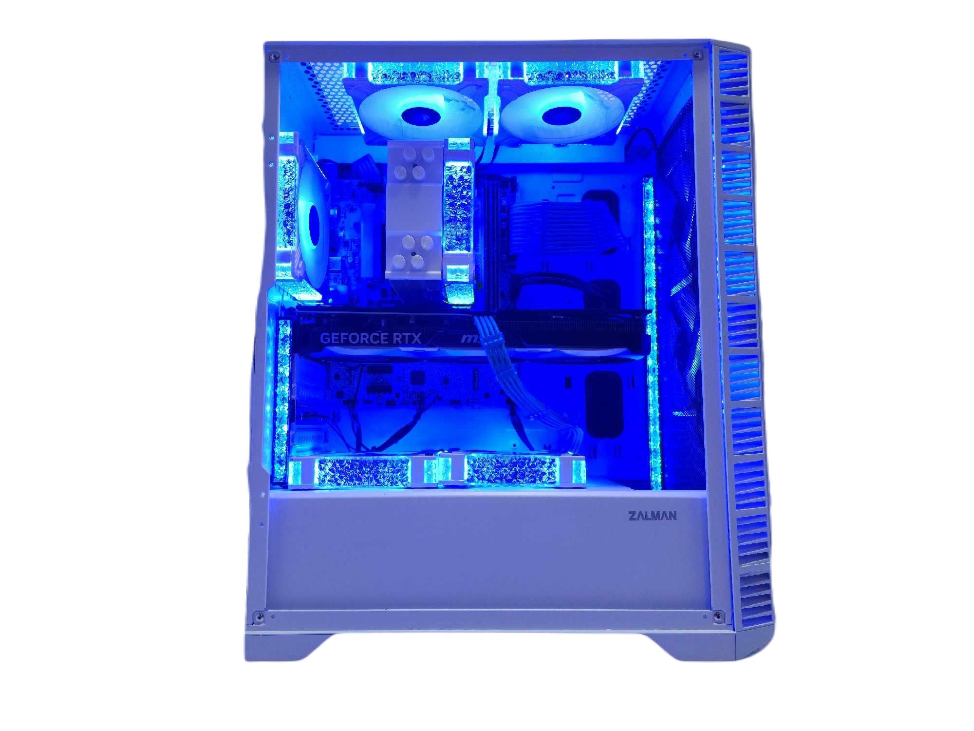 Skrymir Pro XII Gaming PC Intel i3 NVIDIA RTX 4060 Ti 1TB SSD + 1TB 16GB DDR5 Gen4 White RGB B760 - Geek Tech